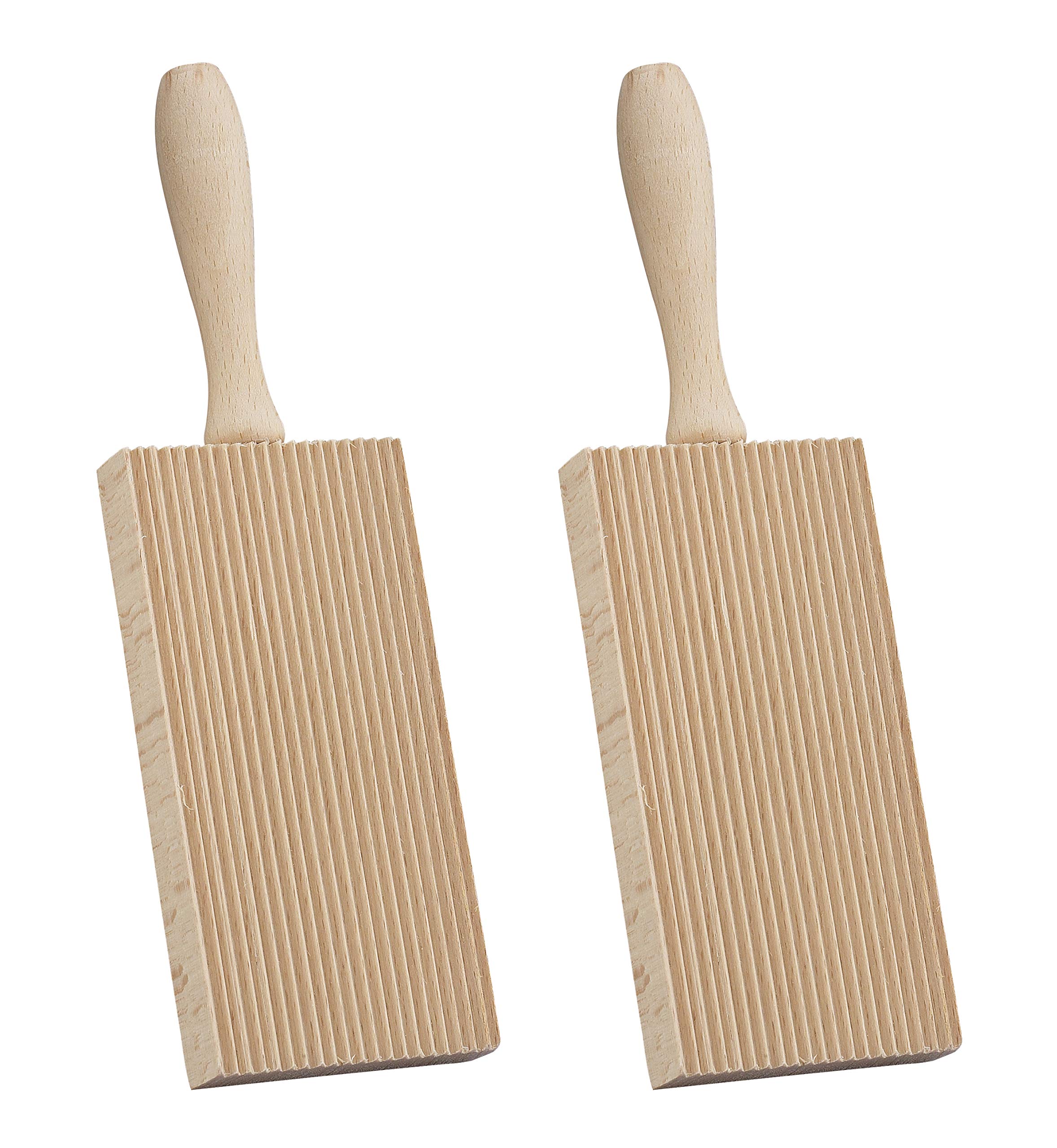 Fantes Gnocchi Board, Beechwood, 8-Inches, Set of 2 Pasta Tools