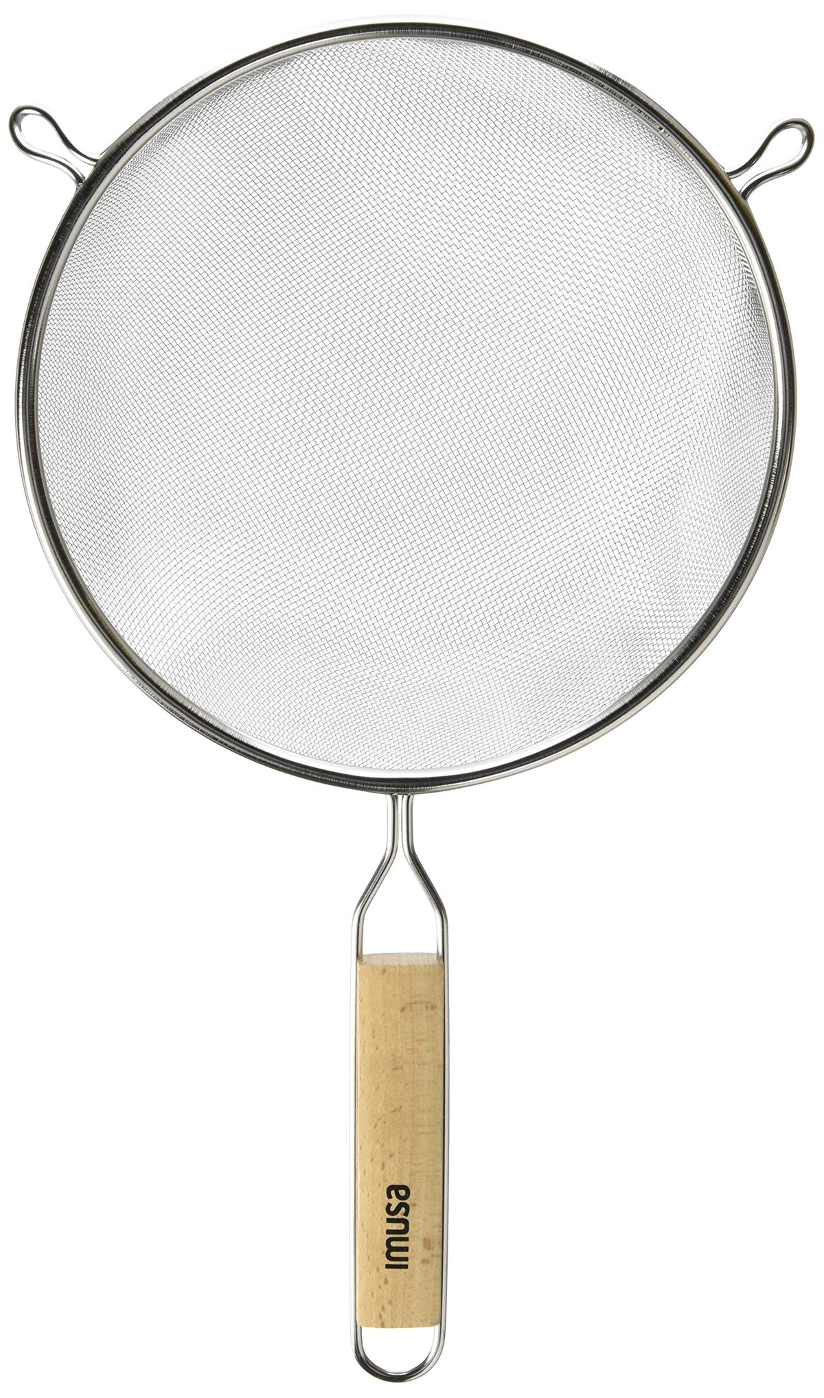 Imusa Usa Wood Stainless Steel Strainer Handle 8-Inch
