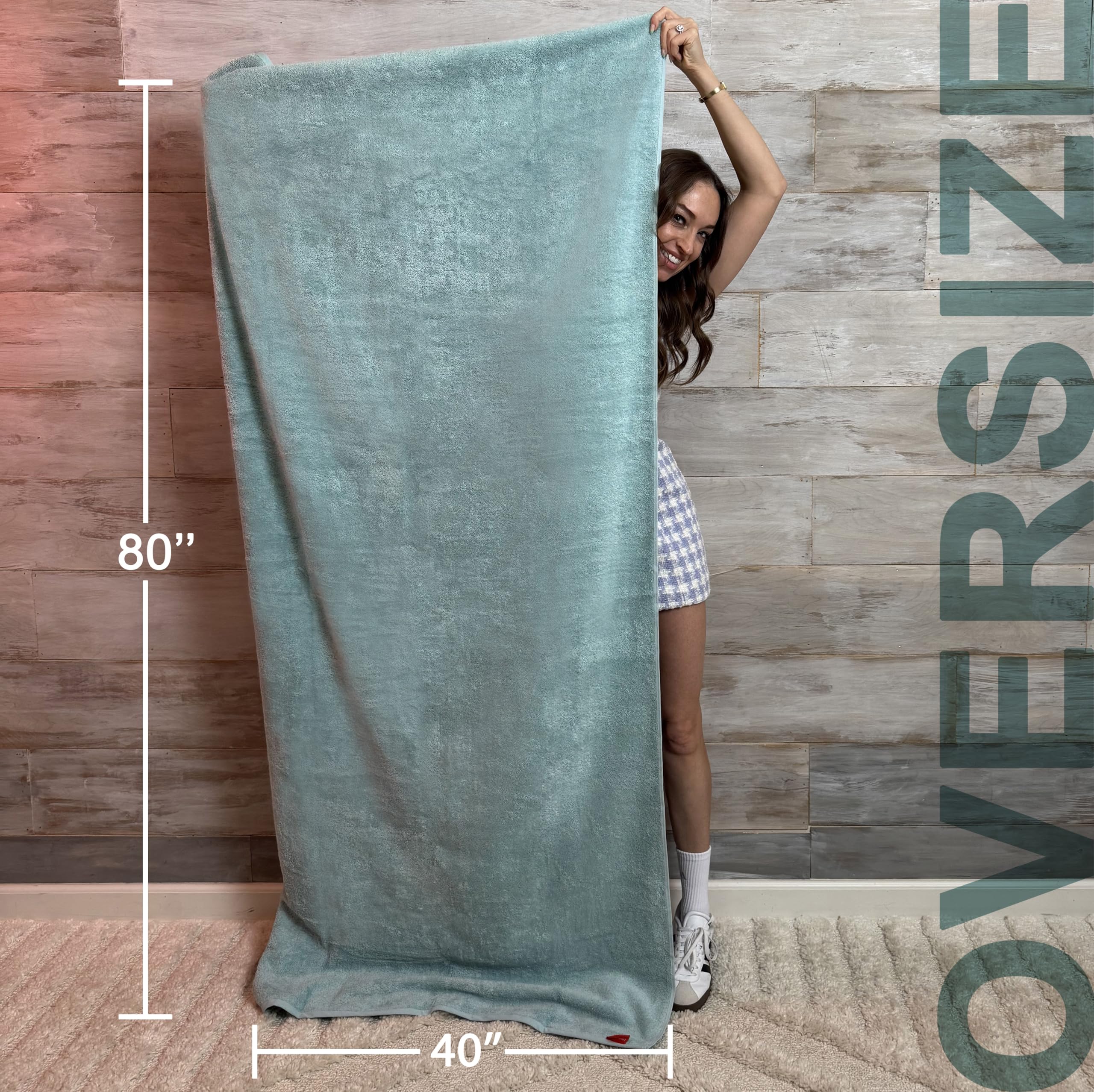 Textilom 100% Turkish Cotton Oversized Luxury Bath Sheets, Jumbo & Extra Large Bath Towels Sheet For Bathroom And Shower With Ma