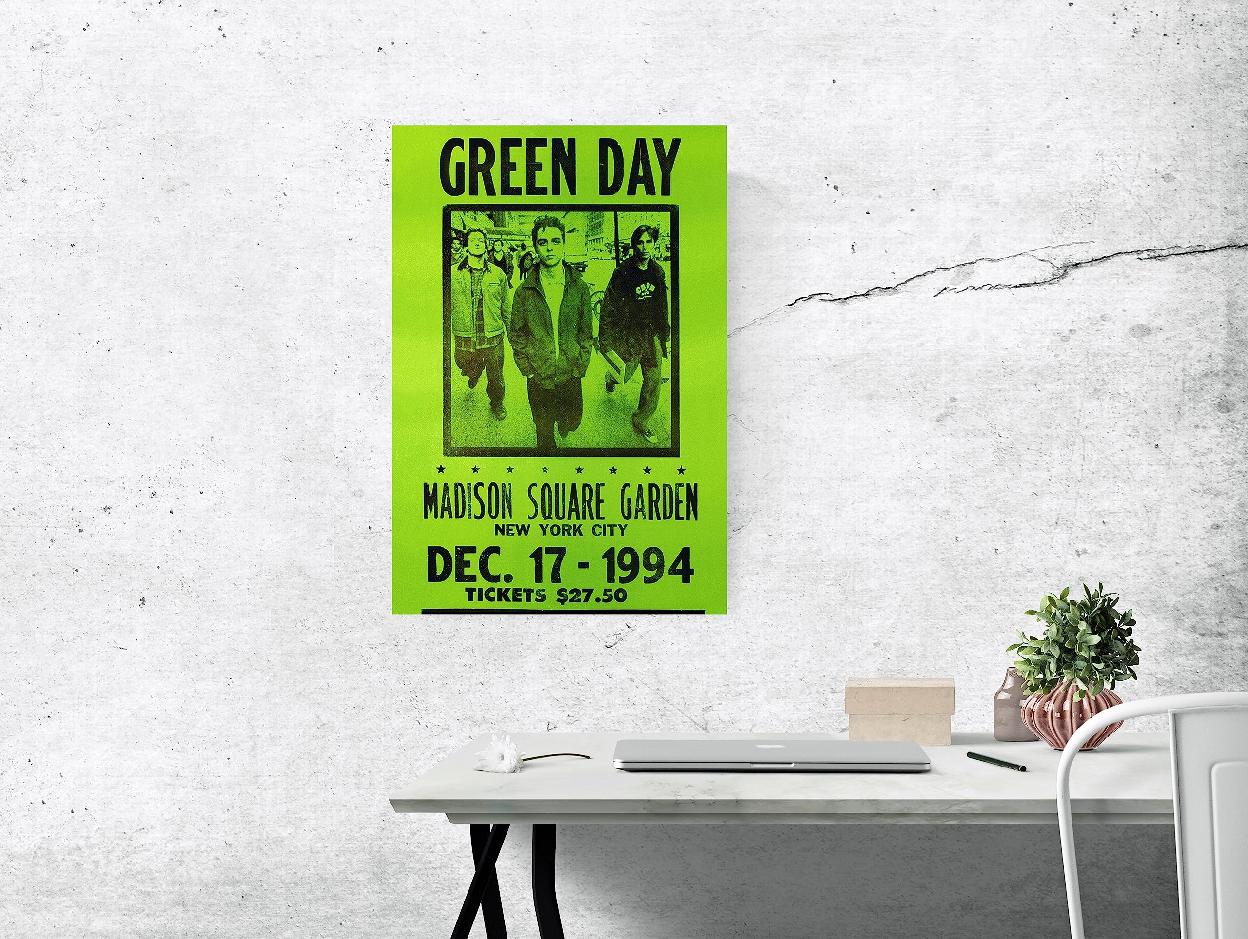 Artist Unknown Green Day Concert Poster, Nyc, Madison Square Garden, New York City