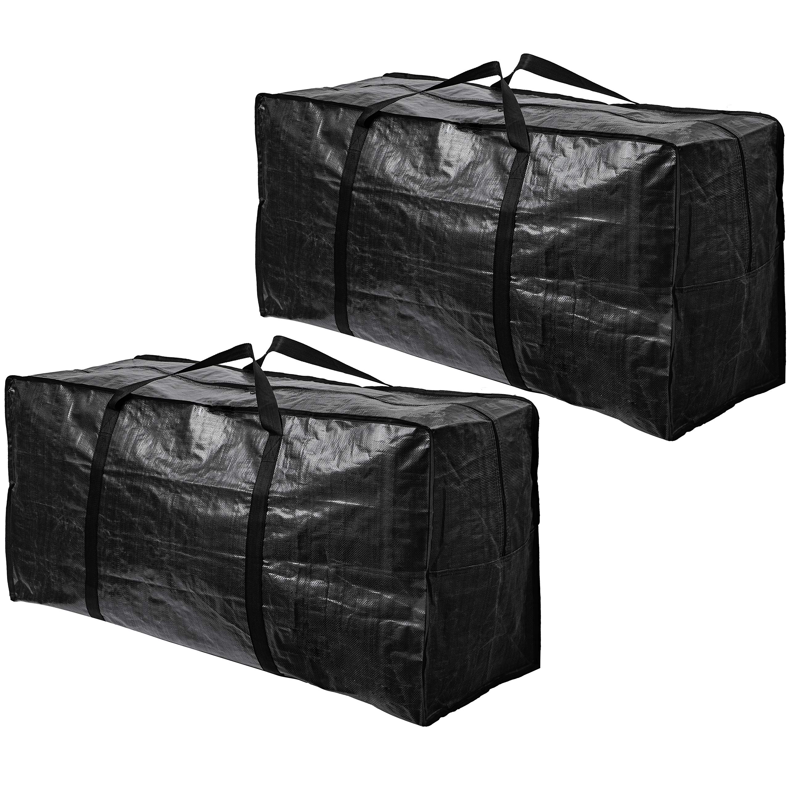 Bag-That! 2 Pack Xxl Moving Bags, Jumbo Extra Large Heavy Duty Stronger Handles Wrap Around Storage Bags Moving Totes Storage To
