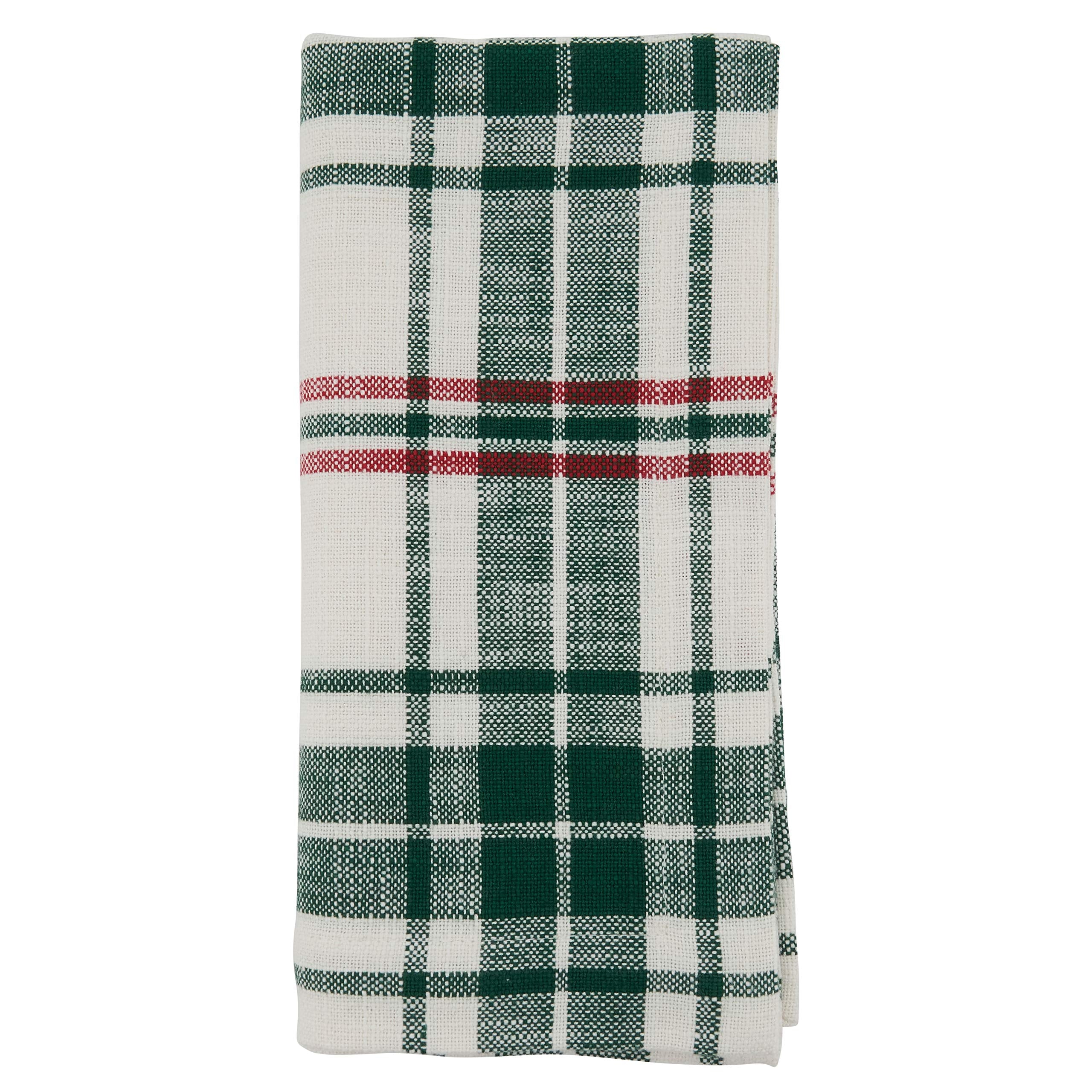 Plaid Design Table Napkins (Set Of 4)