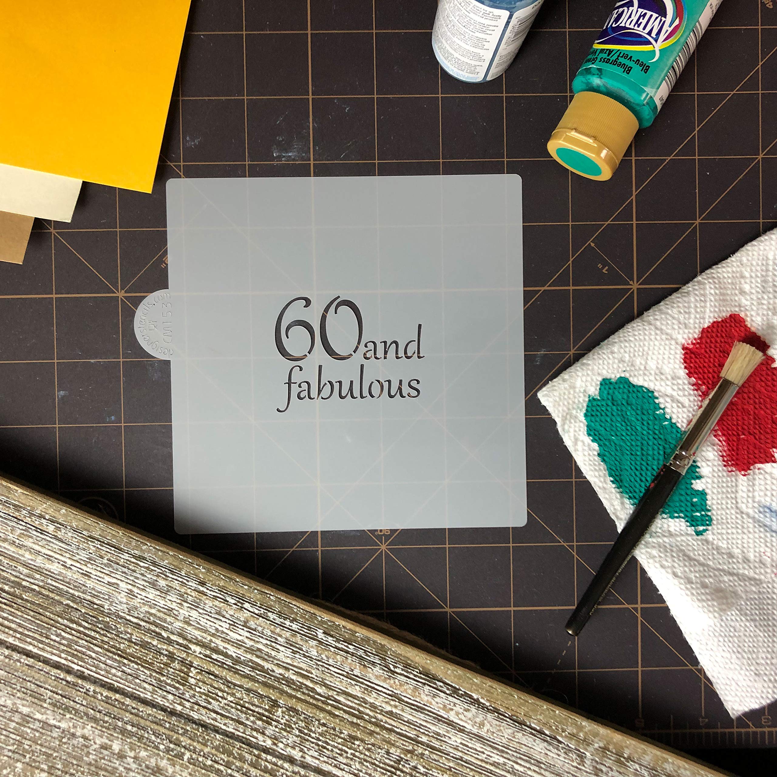 60 And Fabulous Cookie And Craft Stencil Cm153 By Designer Stencils