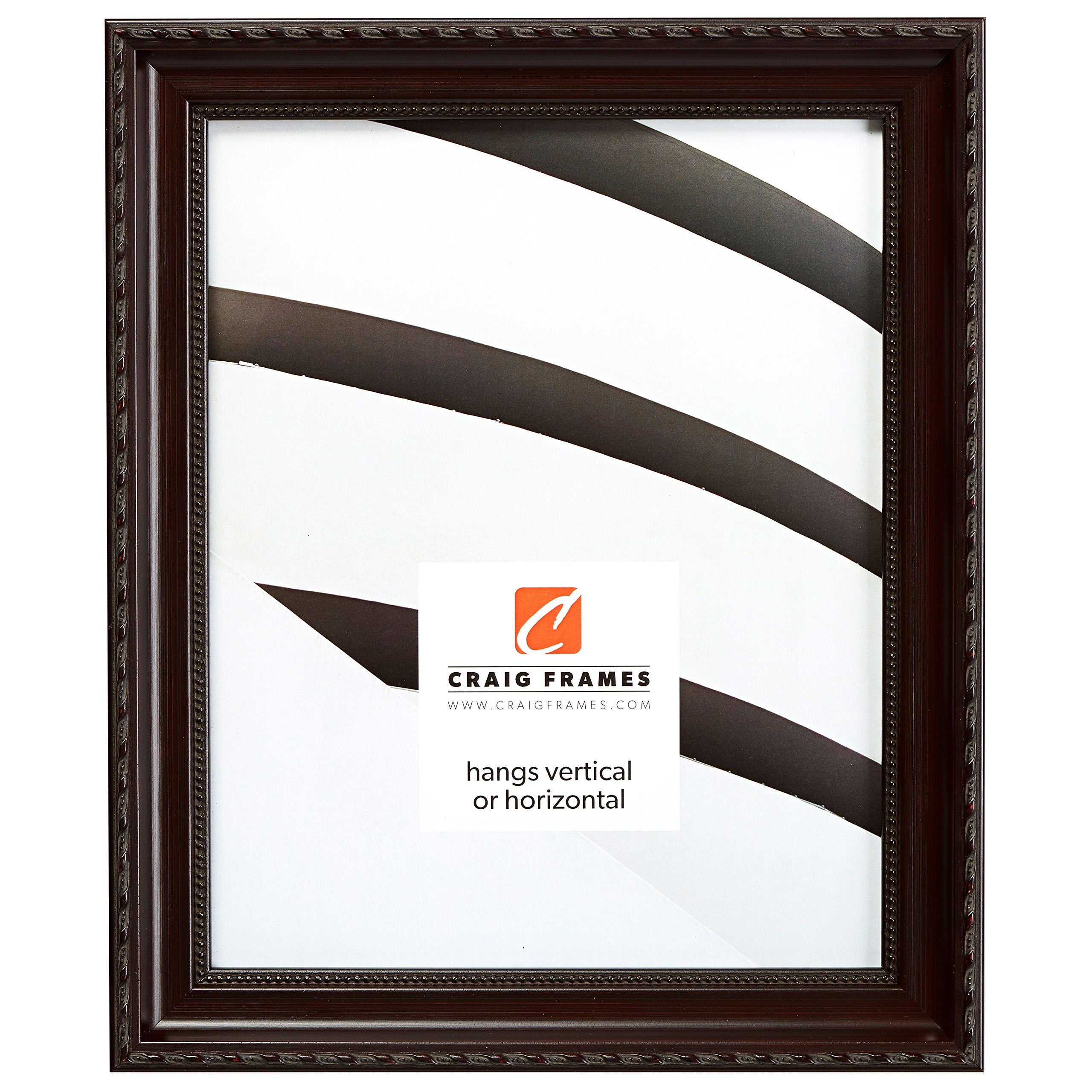 Craig Frames Annesbury, 20x27 Picture Frame, Dark Walnut