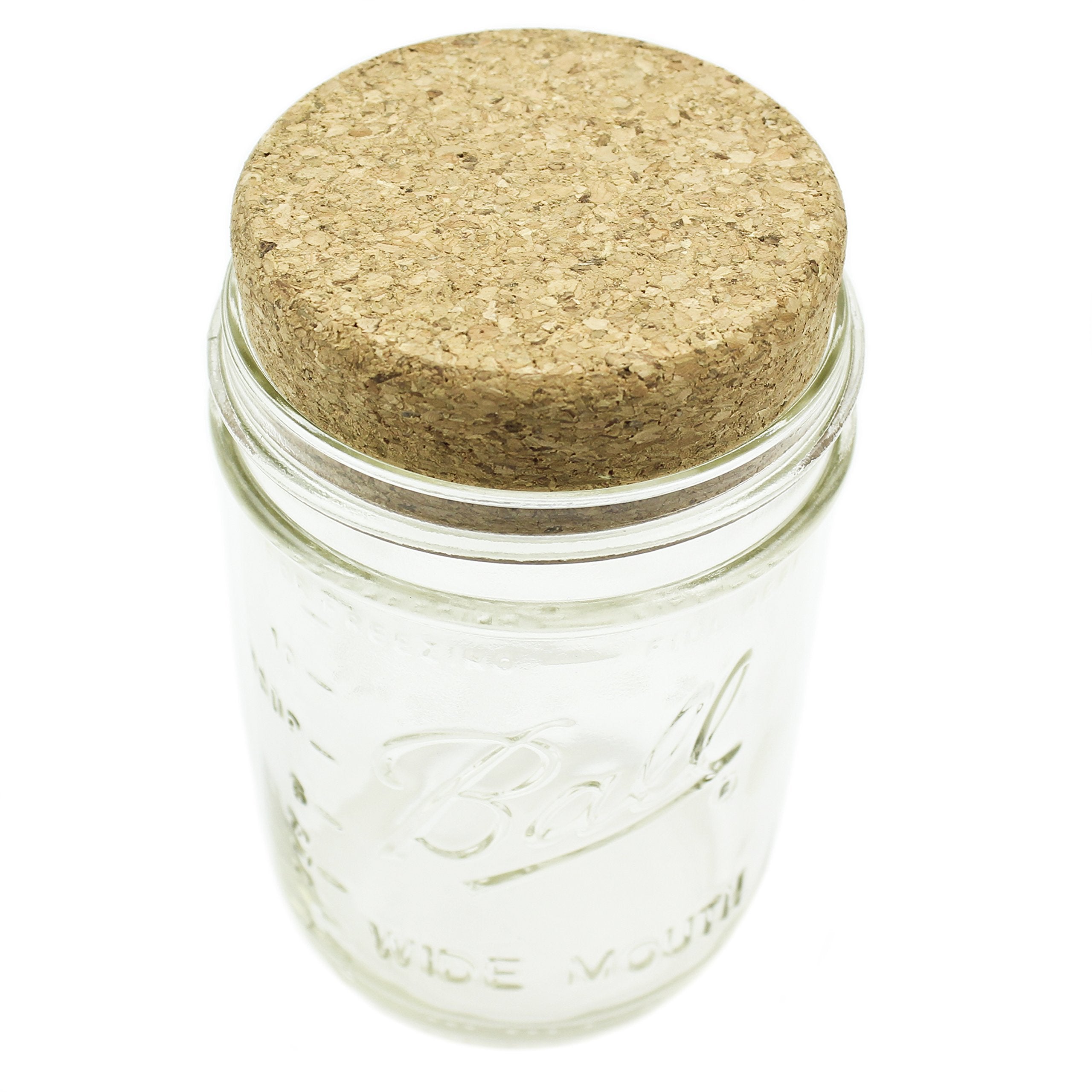 Zoie + Chloe Cork Lids & Stoppers For Mason Canning Jars - 3 Pack