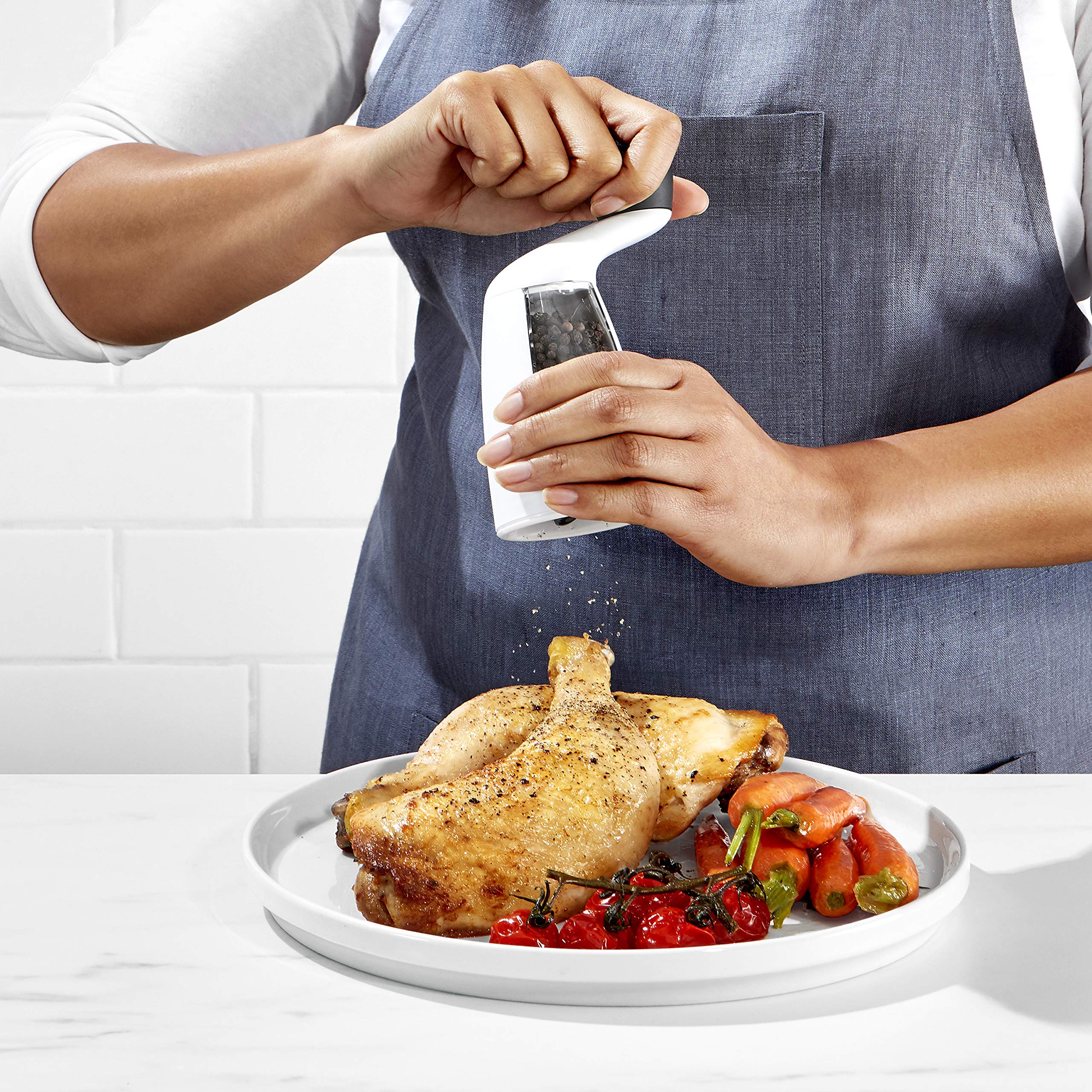 Oxo Good Grips Radial Grinder Pepper Mill, 0.385 Lbs, White