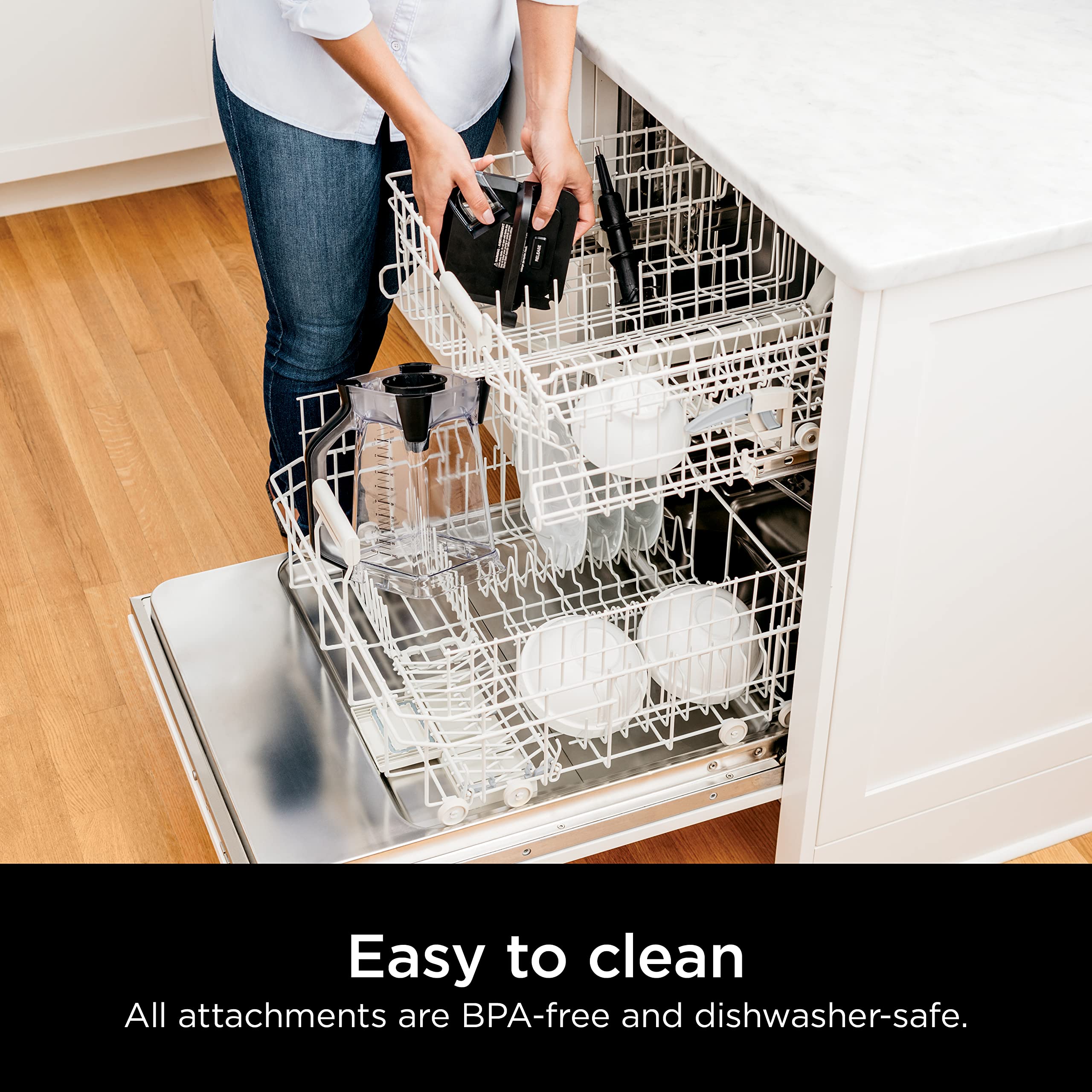 Ninja Bl610 Professional 72 Oz Countertop 1000-Watt Base And Total Crushing Technology For Smoothies, Ice And Frozen Fruit, Blac