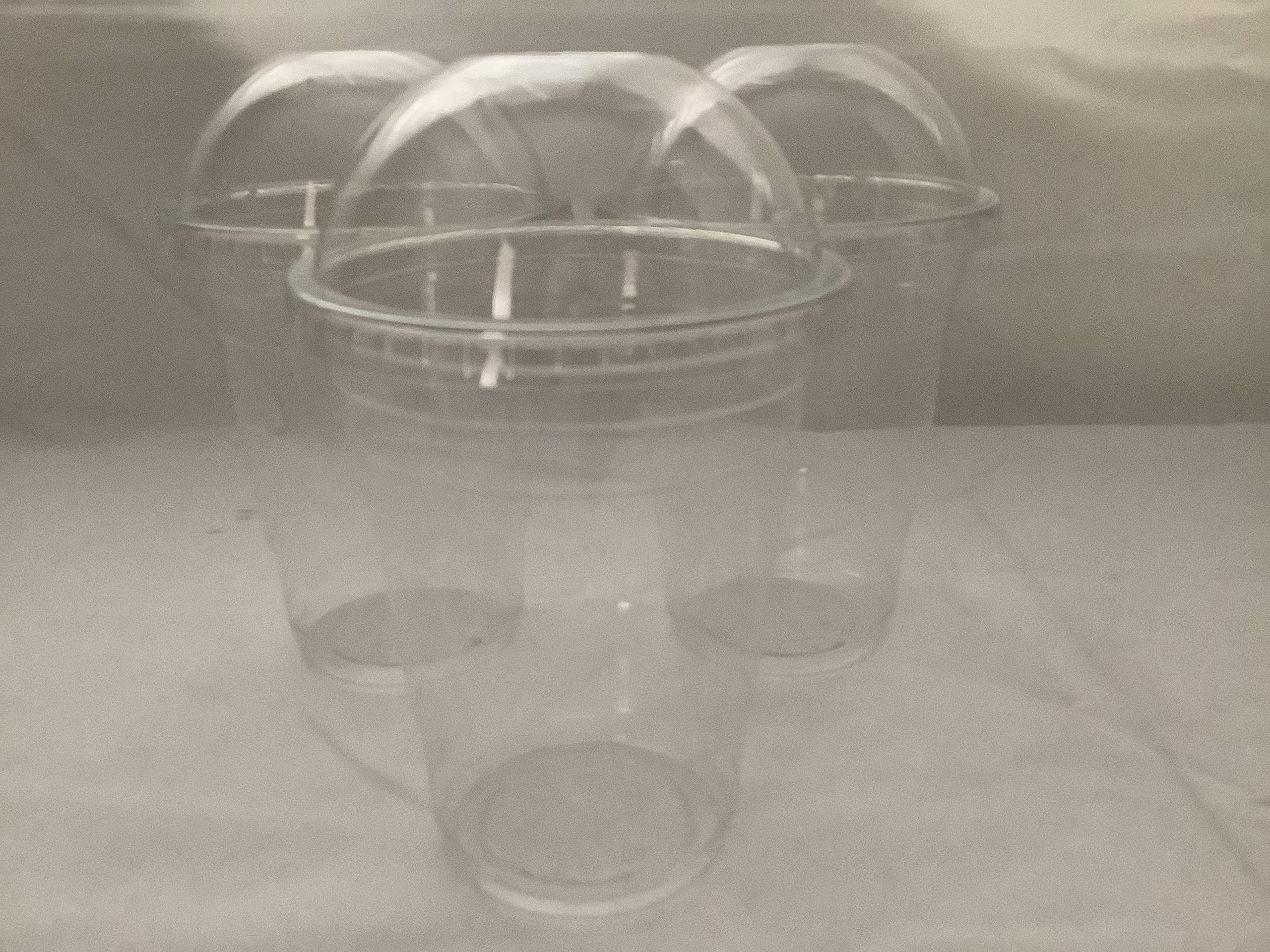 Royal [100 Sets - 12 Oz.] Clear Plastic Cups With Dome Lid With Hole, Pet Crystal Clear Disposable 12Oz Plastic Cups With Lids (