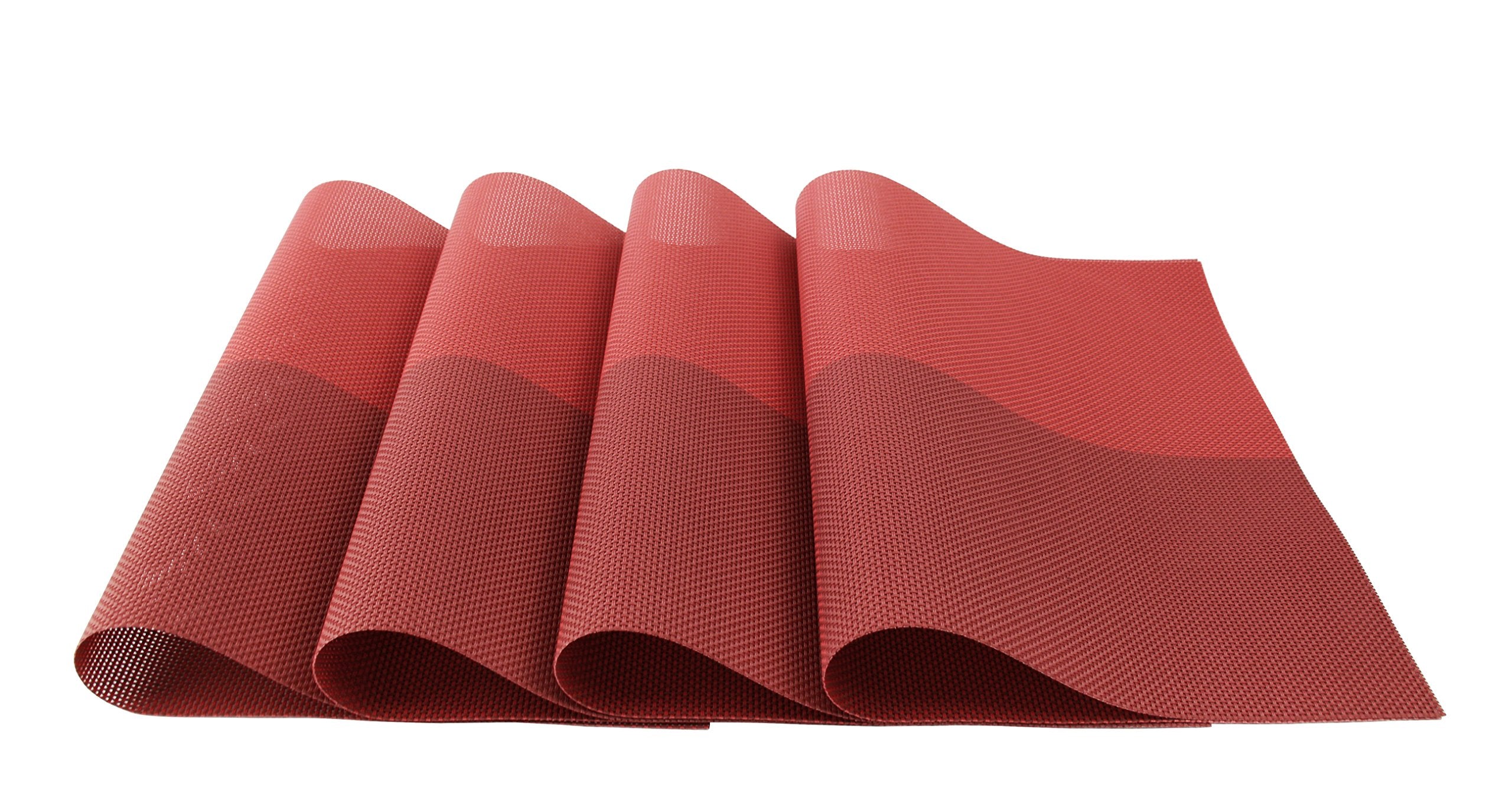 Gefeii Deluxe Pvc Woven Vinyl Non-Slip Heat-Resistant Grid Placemats Kitchen Dining Party Environmental Table Mats Place Mats Pa