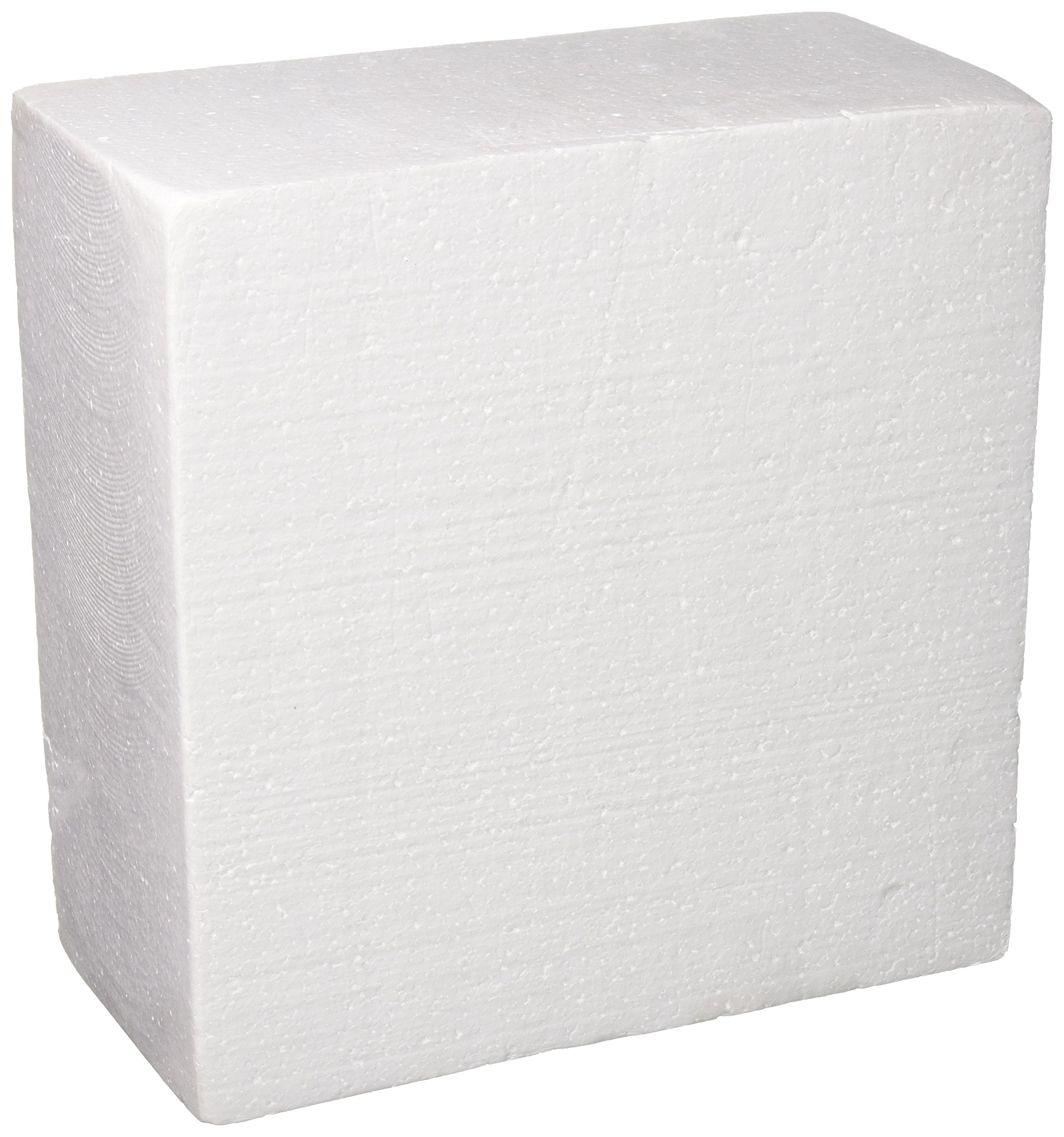 Oasis Supply Dummy Square Cake, 10 x 10 x 5, White
