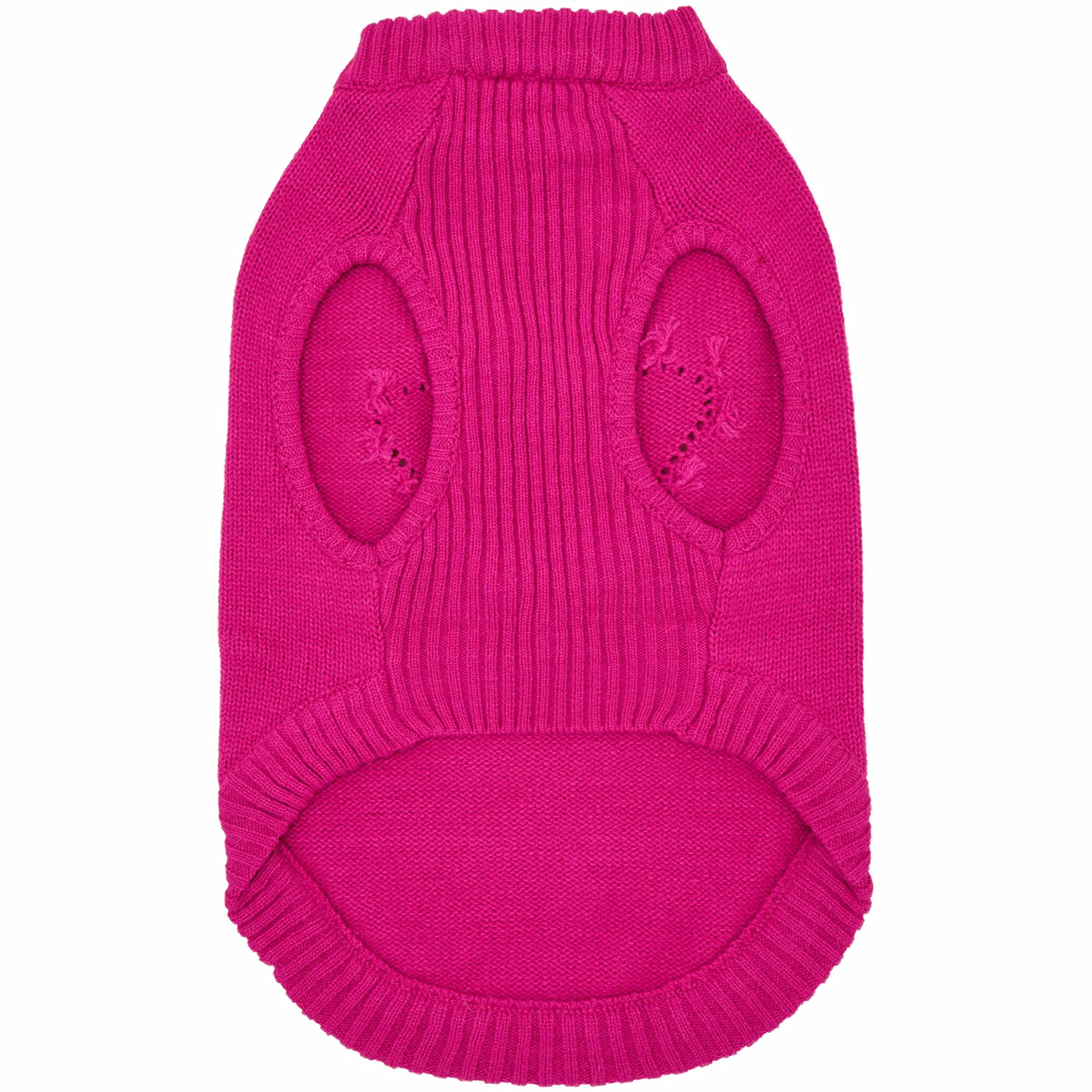 Blueberry Pet 2023 New Heart Dog Sweater Valentineas Day Clothes For Large Girl Dogs, Hot Pink Pullover Crewneck Holiday Apparel