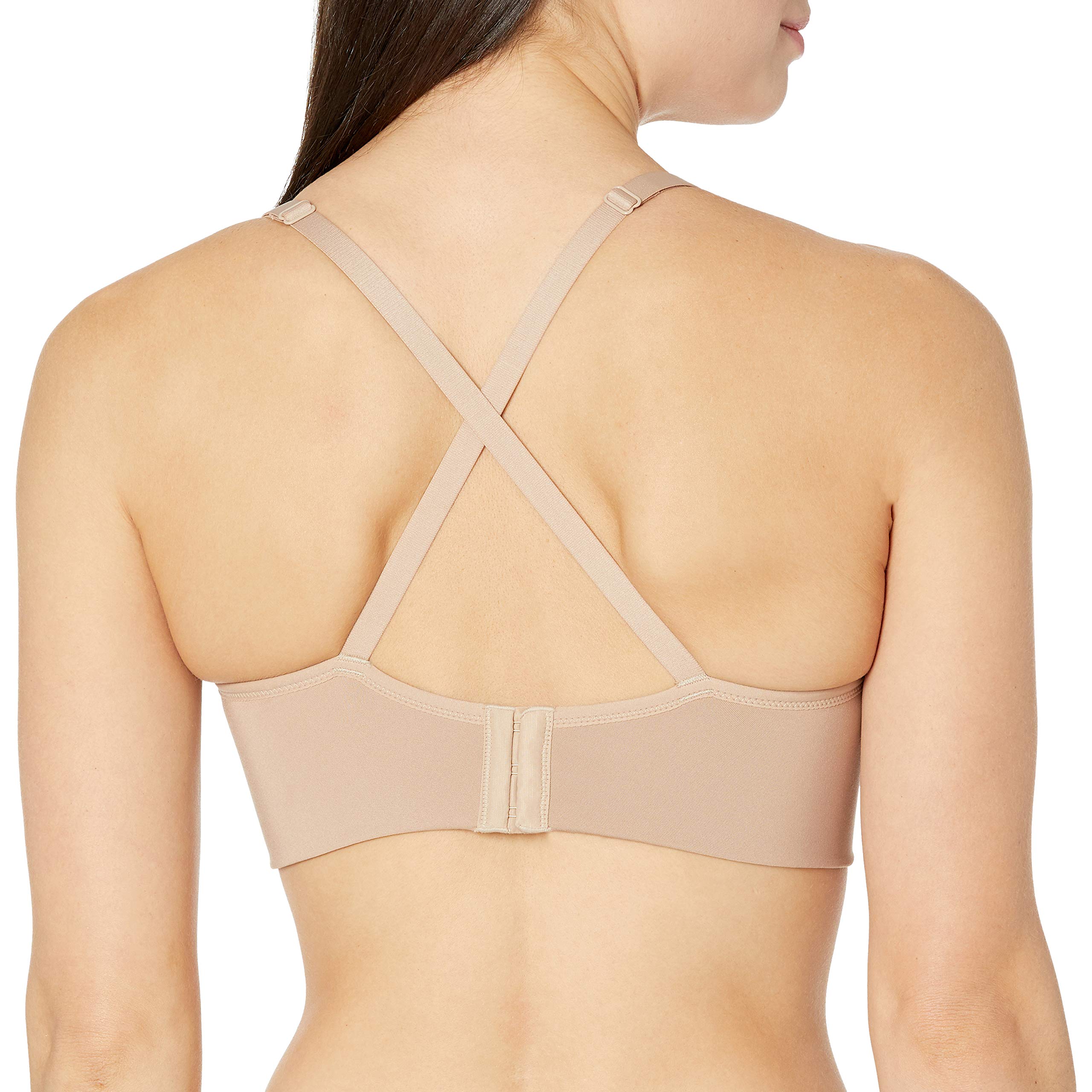 Warners Womens Benefits Allover-Smoothing Bliss Wireless Lightly Lined Convertible Comfort Bra Rm1011W, Toasted Almond, 38B