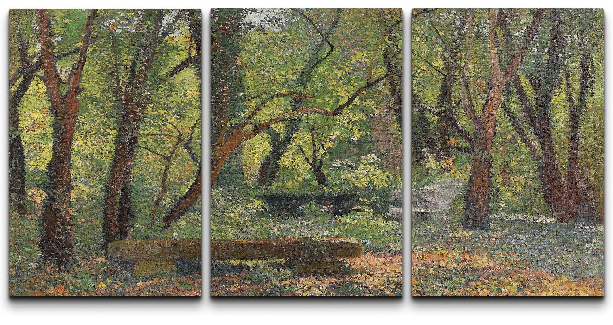 Wall26 Canvas Print Wall Art Set Birch Tree Forest Watercolor Pastel Landscape Nature Wilderness Illustrations Modern Art Decora