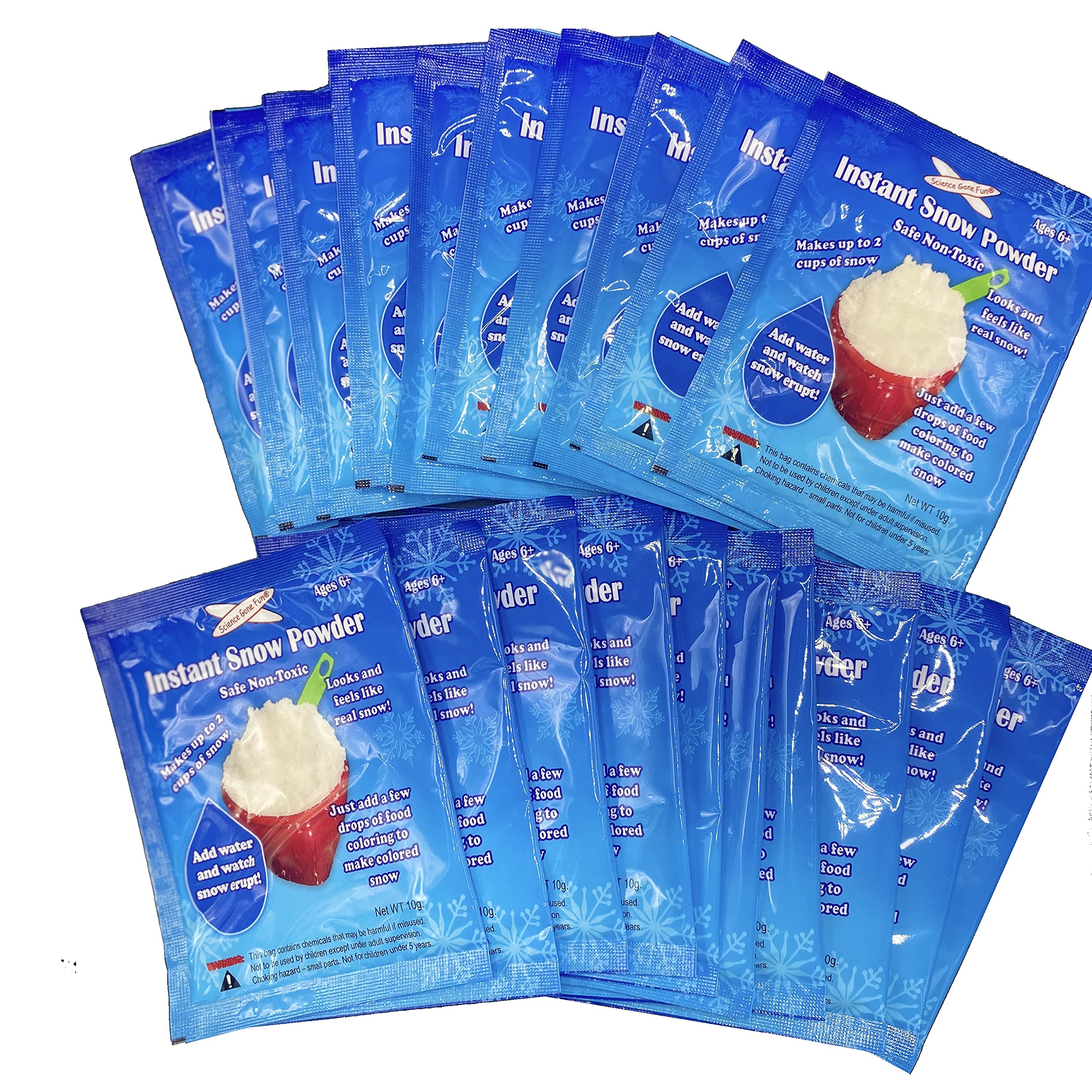 Instant Snow Powder- 20 Packs