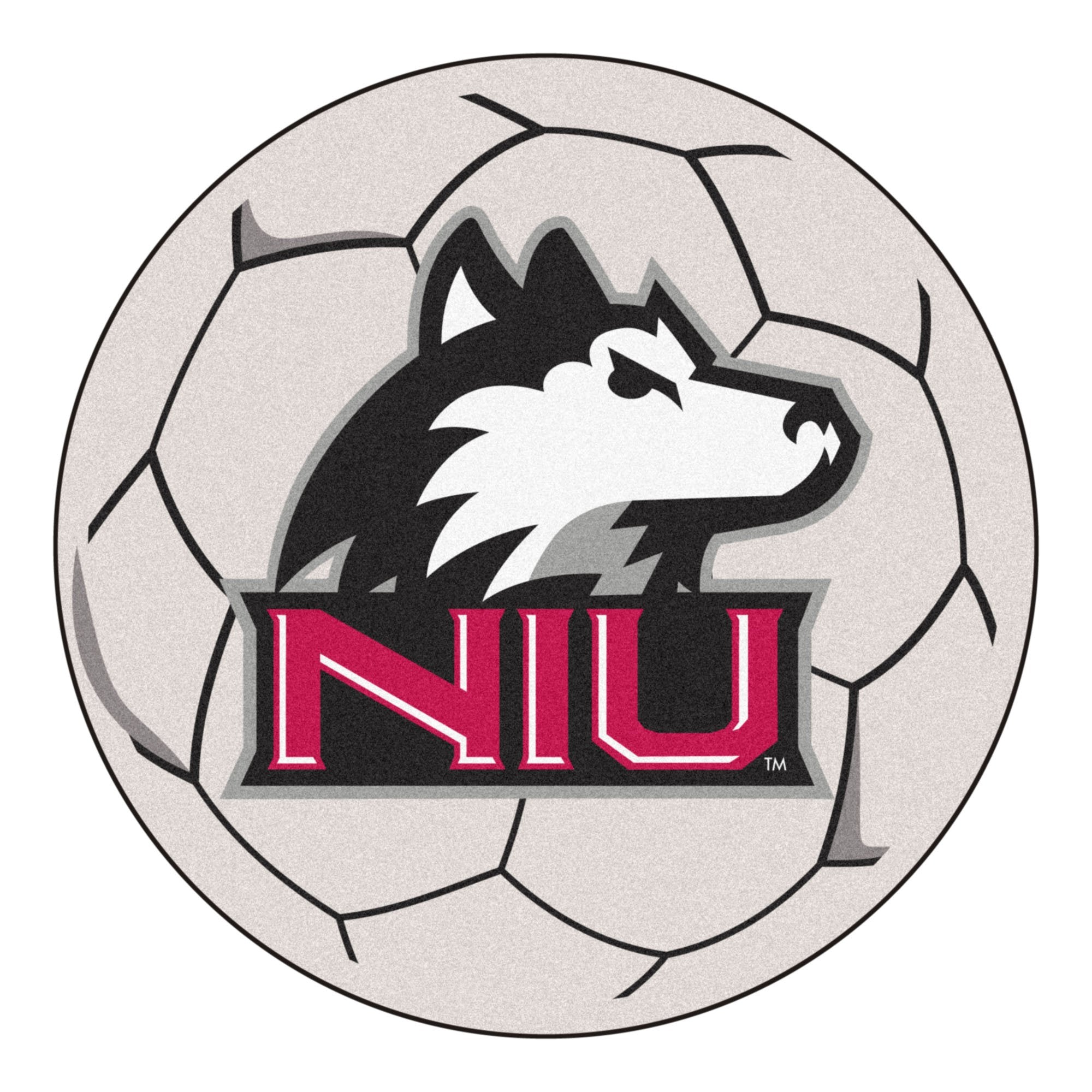 Fanmats Northern Illinois Soccer Ball 27 diameter