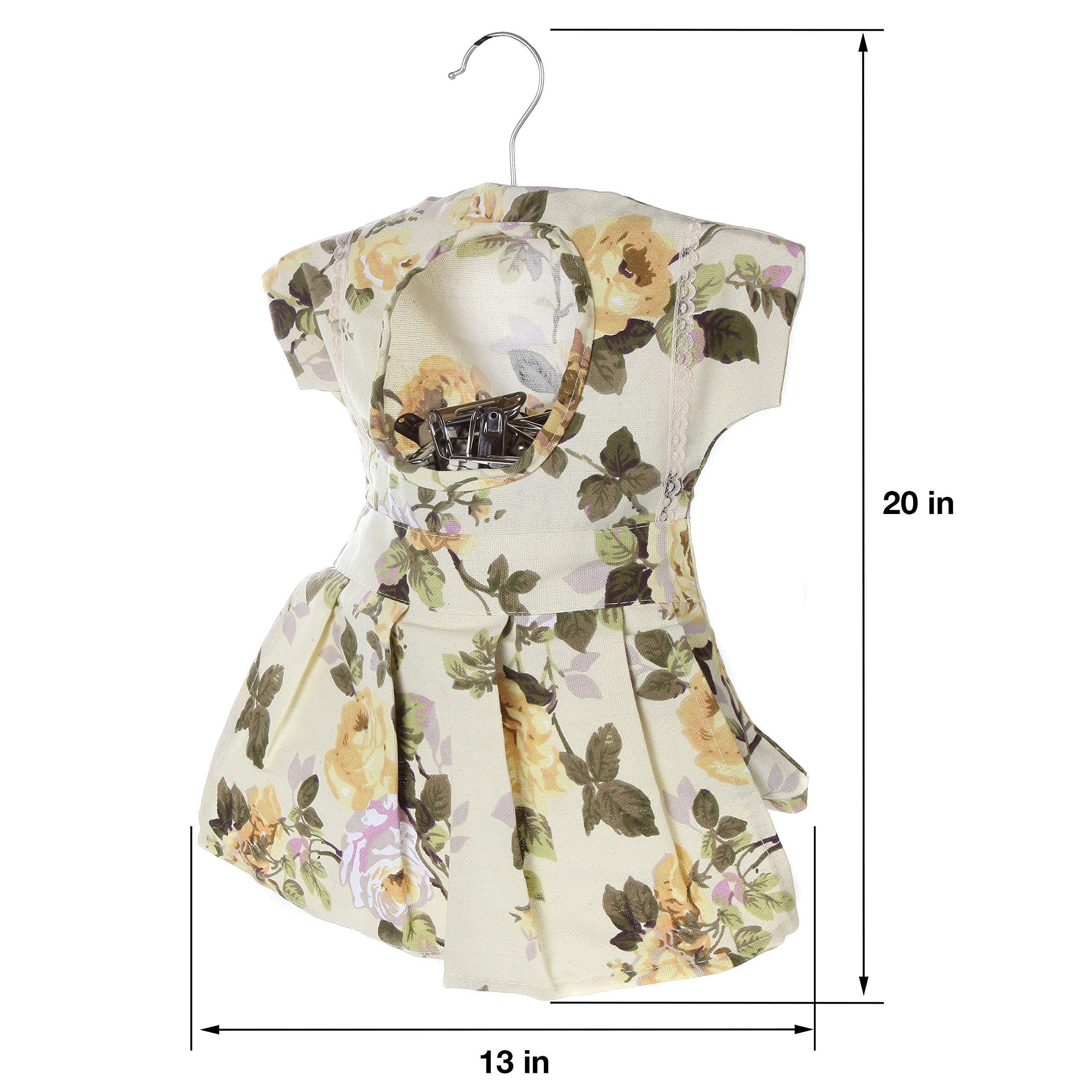 Trenton Gifts Whimsical Clothespin Bag | Stores And Holds Clothespins | Perfect For Indoor/Outdoor Use