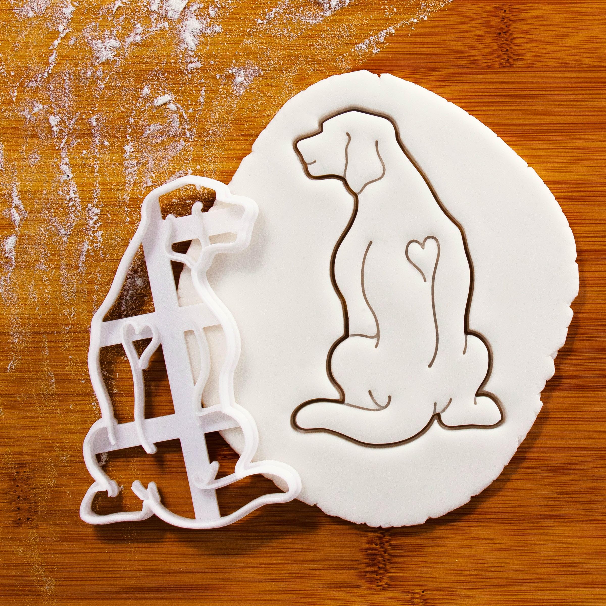 Set Of 2 Rhodesian Ridgeback Dog Cookie Cutters, 2 Pieces - Bakerlogy