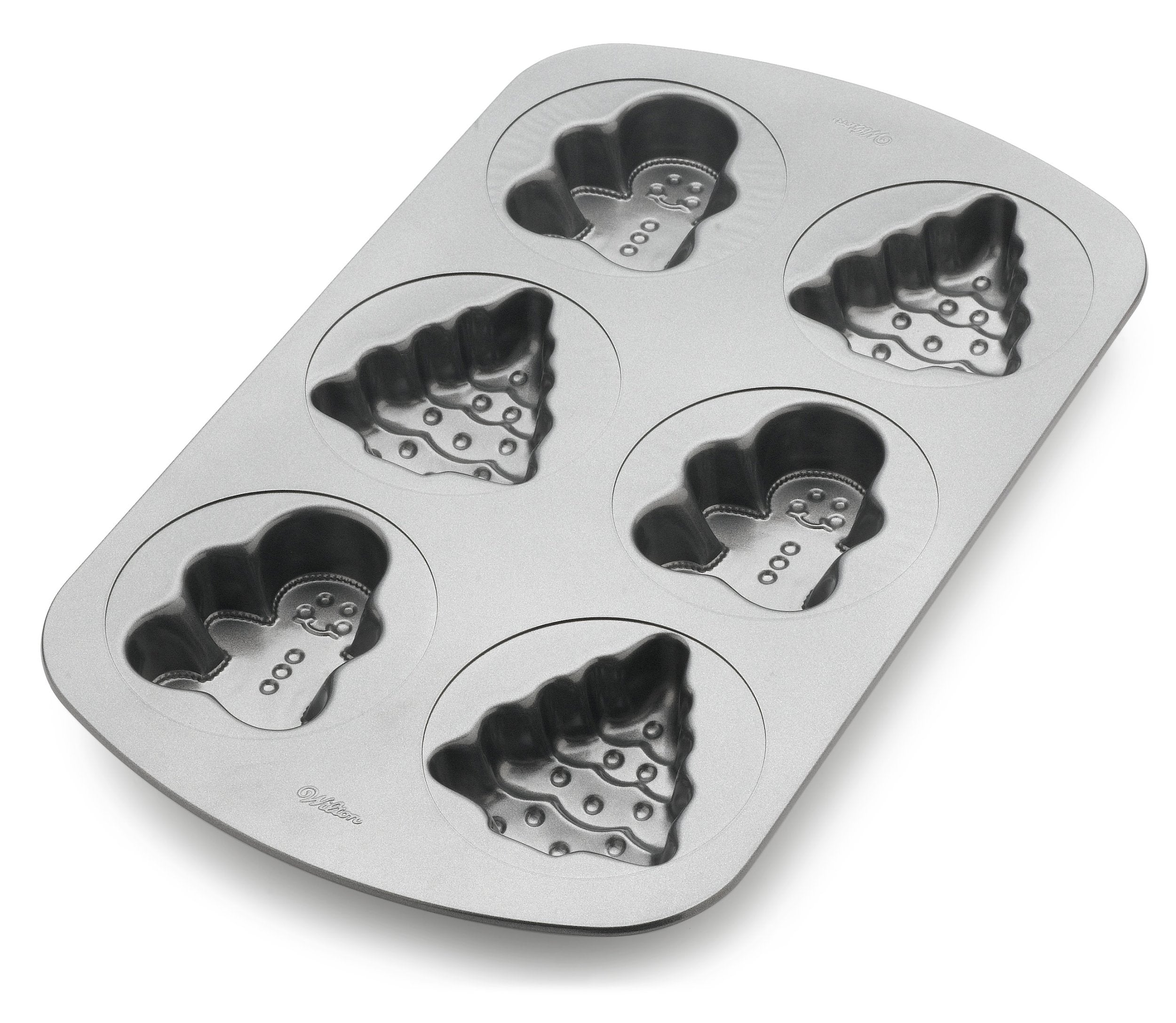 Wilton Gingerbread Boys And Trees Pan