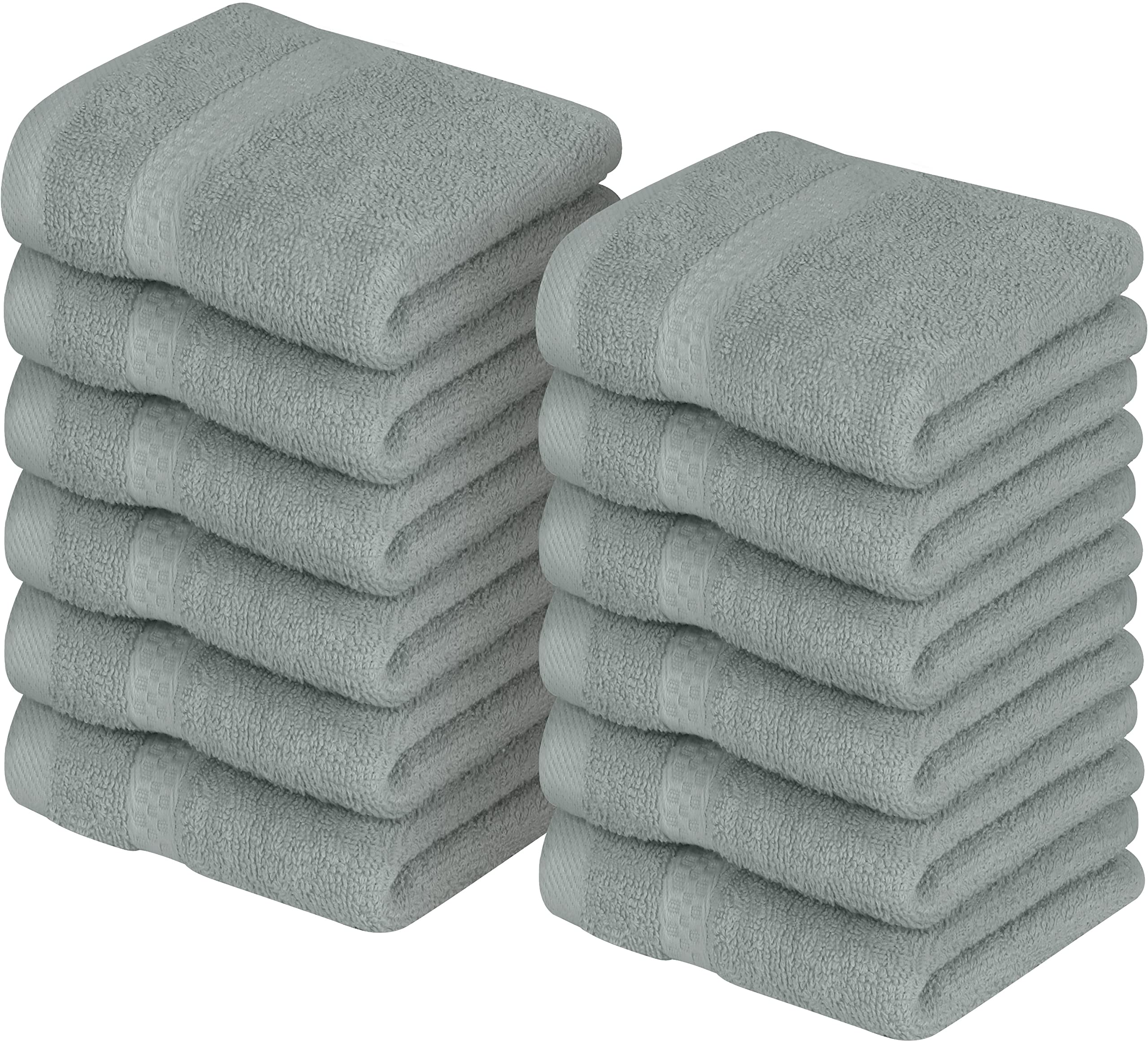 Utopia Towels [12 Pack Premium Wash Cloths Set (12 X 12 Inches) 100% Cotton Ring Spun, Highly Absorbent And Soft Feel Essential