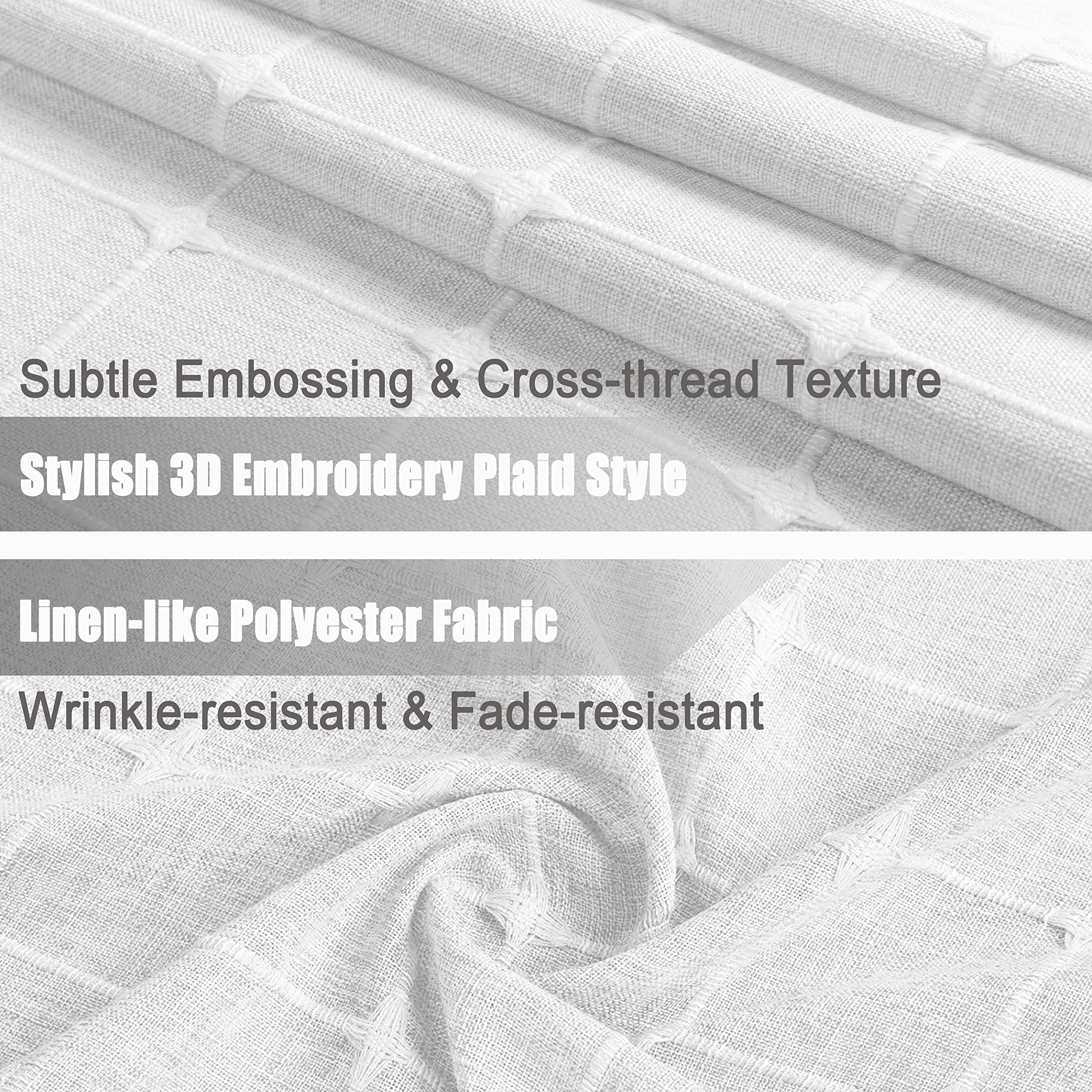 Waffle Weave Shower curtain with Stainless Steel Hooks - 230 gSM Heavy Duty Fabric Bath curtains  Hotel Luxury Quality  Water Resistant  Machine Washable  Weighted Hem  36 x 72 Inches (Orange)
