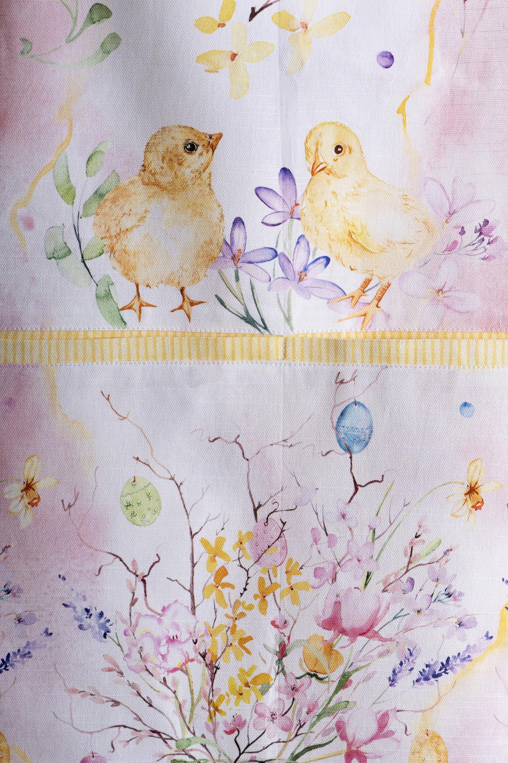 Maison D' Hermine Apron 100% Cotton 27.50''X31.50'' 1 Piece Adjustable Neck Strap Apron With Center Pocket For Mother'S Day Gift