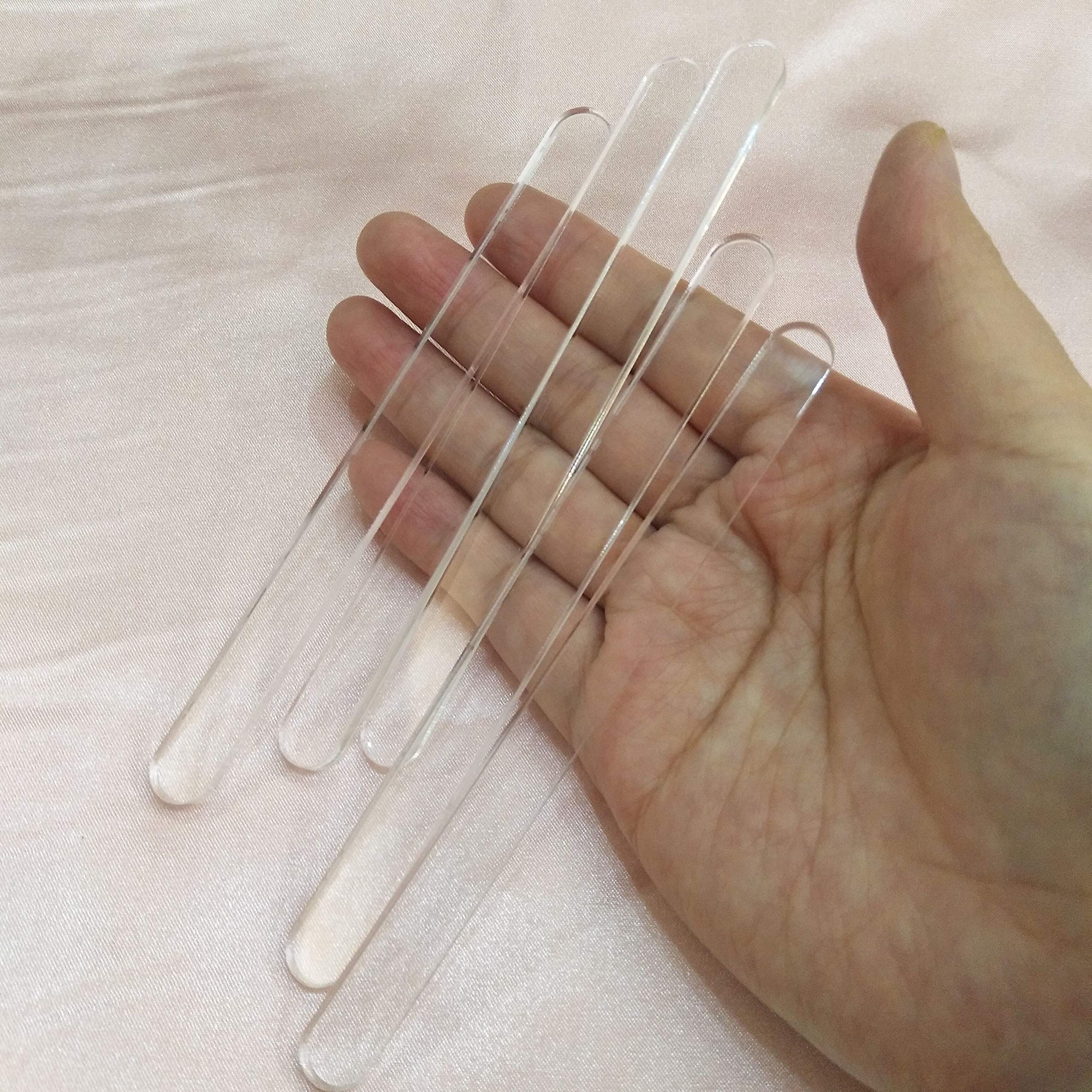 30pcs Reusable Mini Neon Cakesicle Stick, Fluorescent Acrylic Popsicle Sticks for Home Baking, Healthy Snacks DIY Ice Cream, Cak