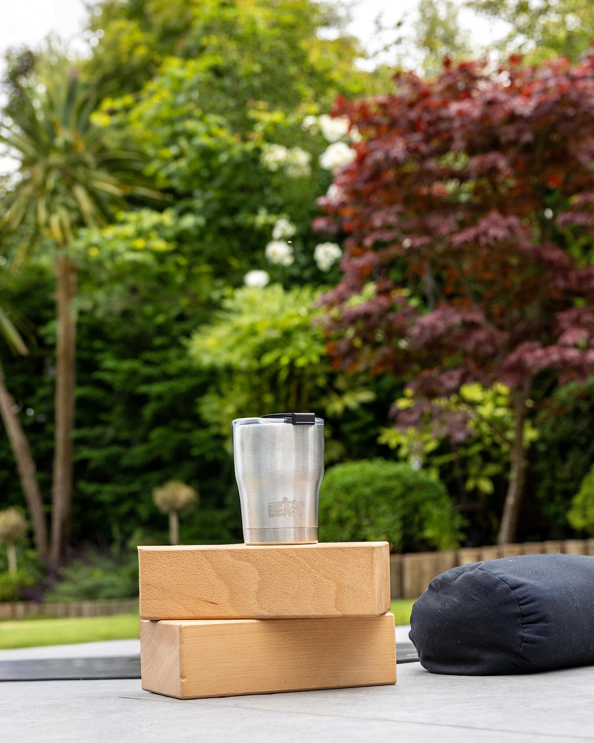 Beast 10 oz Tumbler Stainless Steel Vacuum Insulated coffee Ice cup Double Wall Travel Flask (Steel)