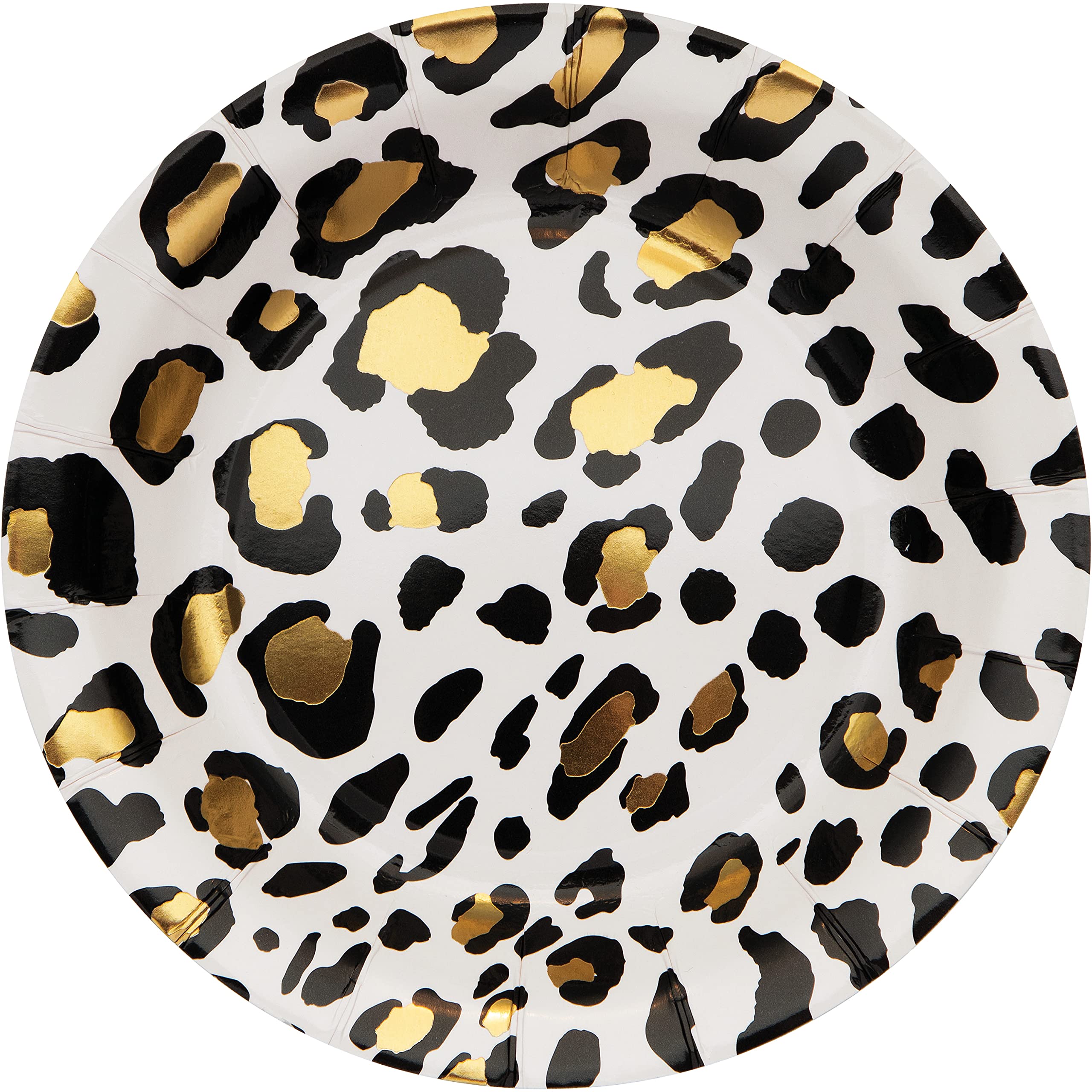 Leopard Dessert Plates, 8 Ct