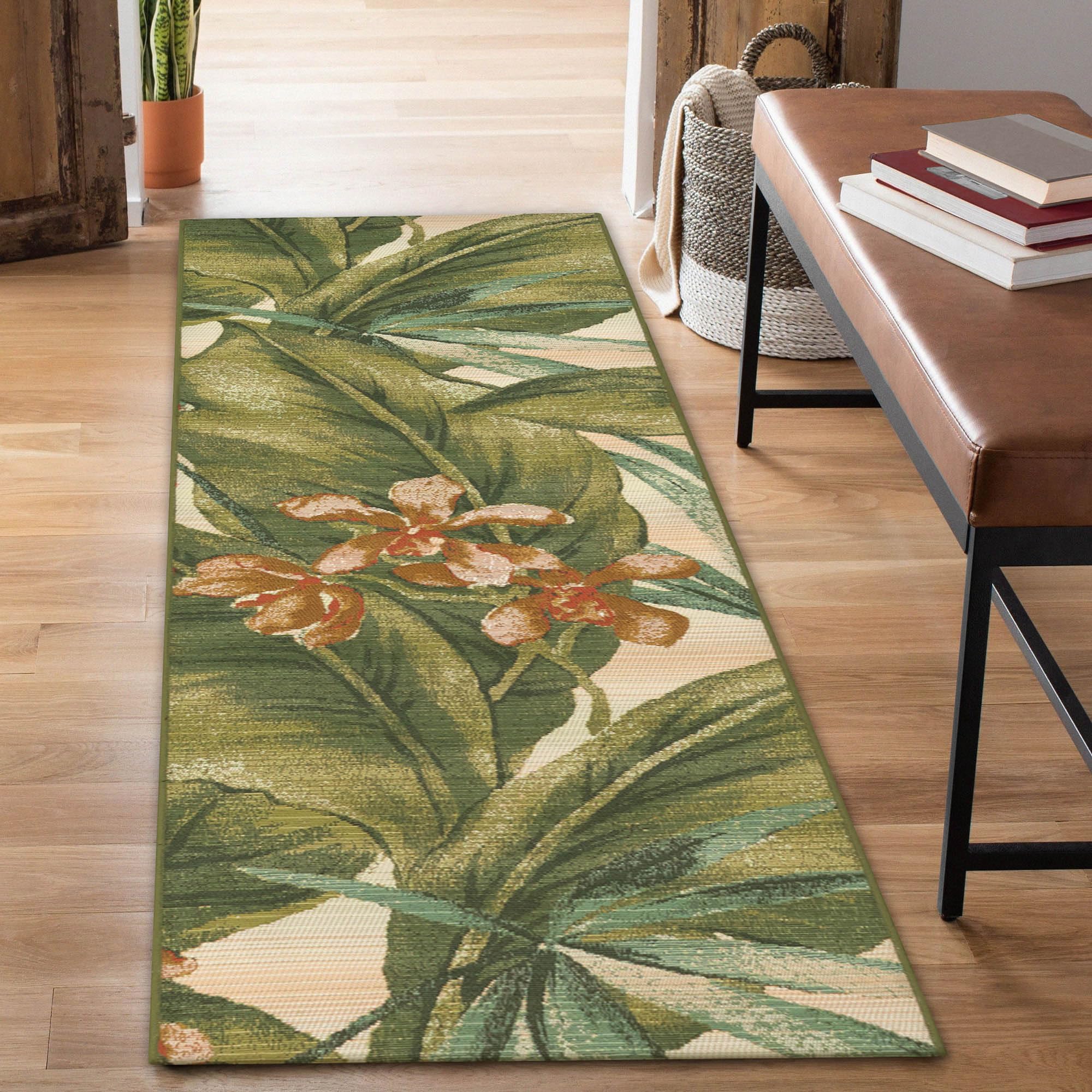 Liora Manne Marina Indoor Outdoor Rug - Floral & Safari Designs, Comfortable & Durable, Power Loomed, Polypropylene Material, UV