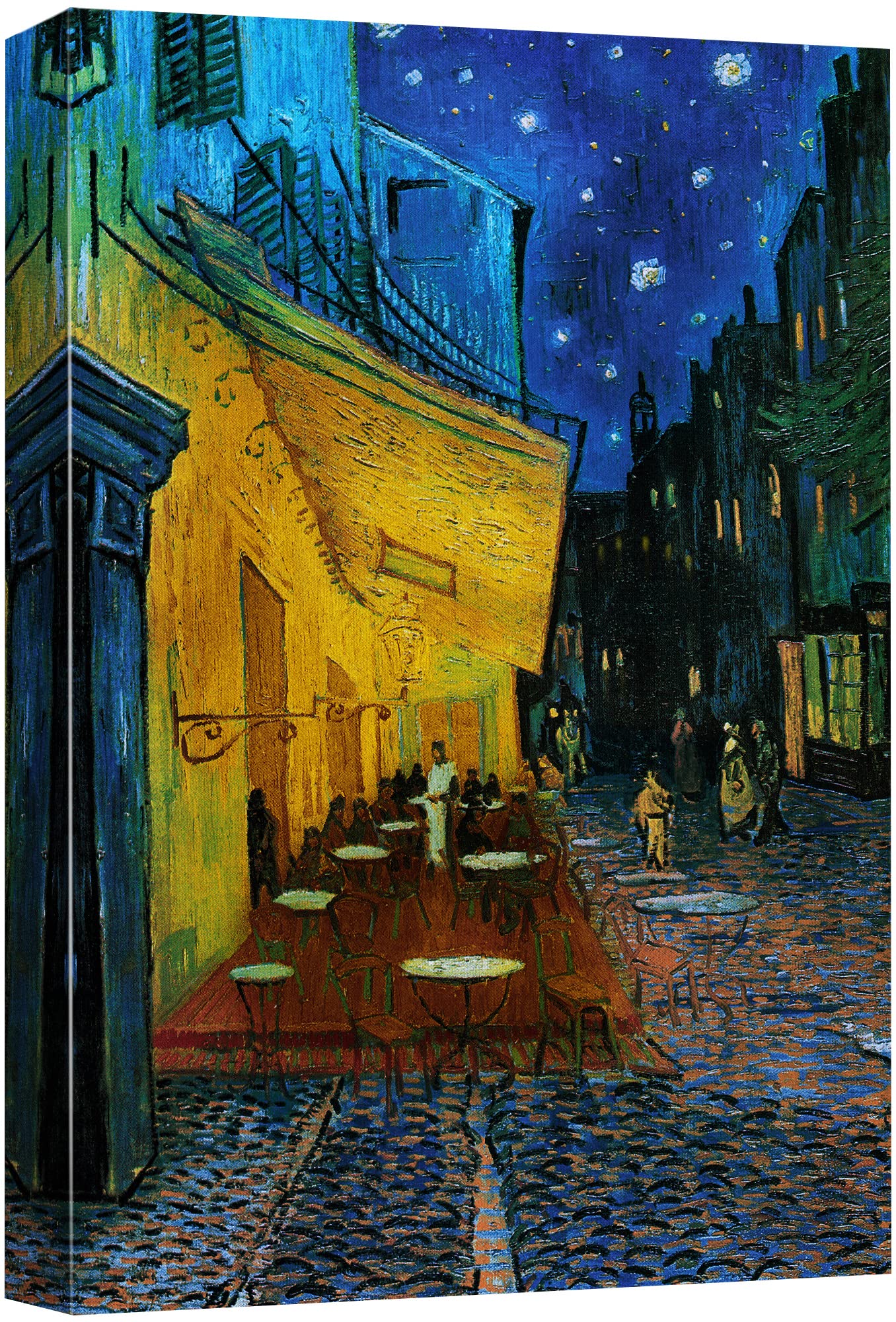 Wall26 Canvas Print Wall Art Cafe Terrace At Night By Master Artist Vincent Van Gogh Nature Wilderness Illustrations Fine Art Re