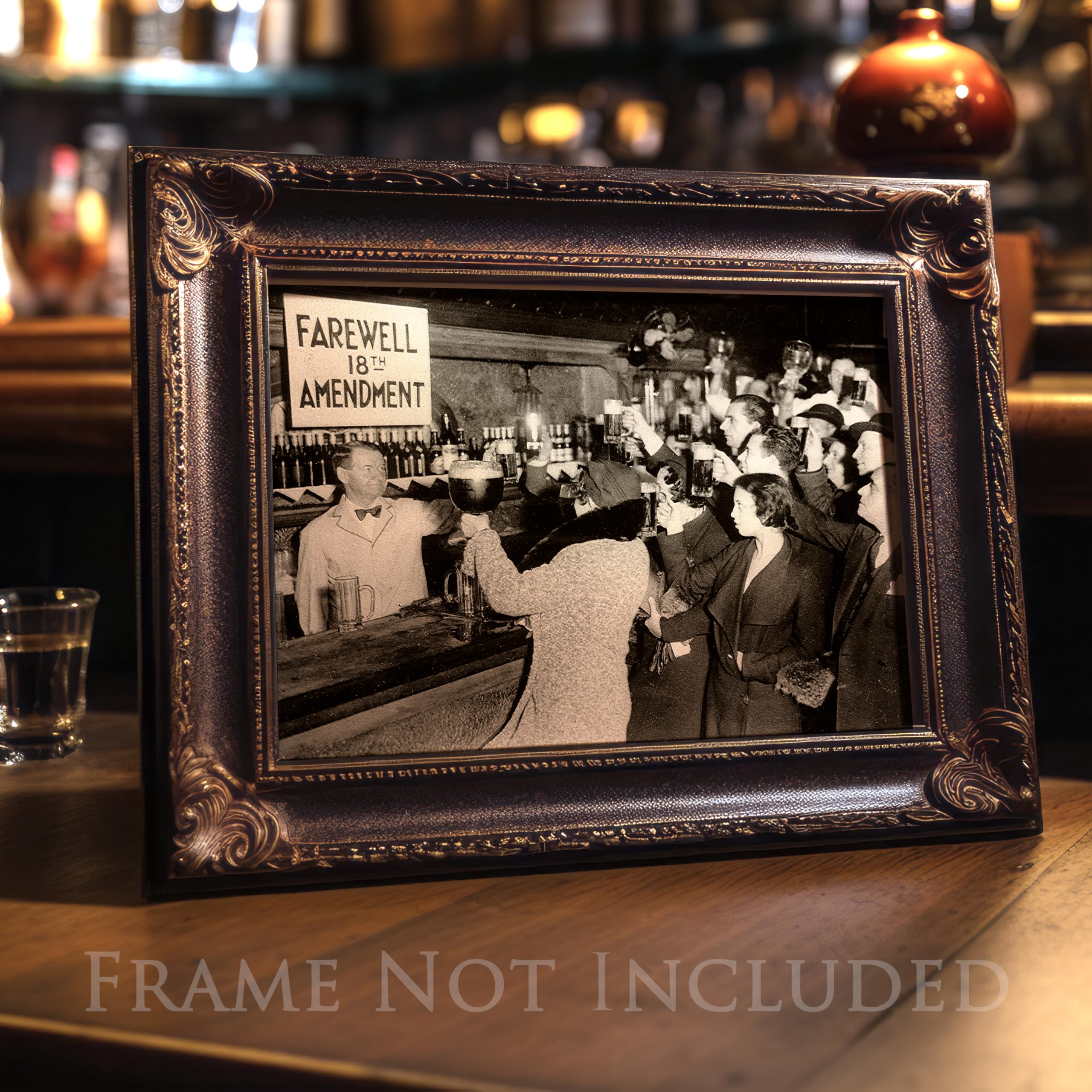 End Of Prohibition - Vintage Wall Art - 11X14 Unframed Art Speakeasy Prohibition Decor Vintage Art Print - Makes A Great Man Cav