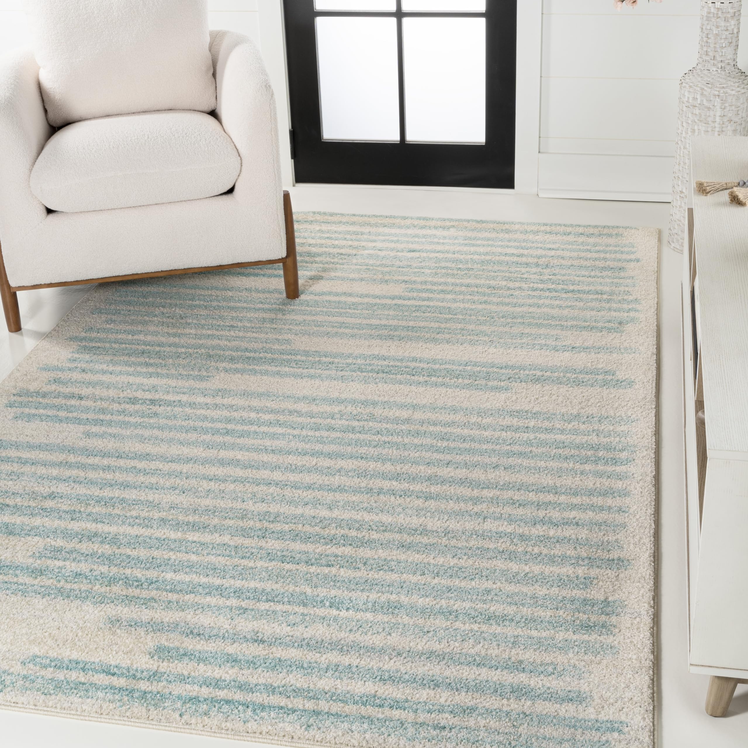 JONATHAN Y MOH207B-5 Khalil Modern Berber Stripe Area Rug, Contemporary, Bohemian, Scandinavian, Minimalistic, Rustic for Living