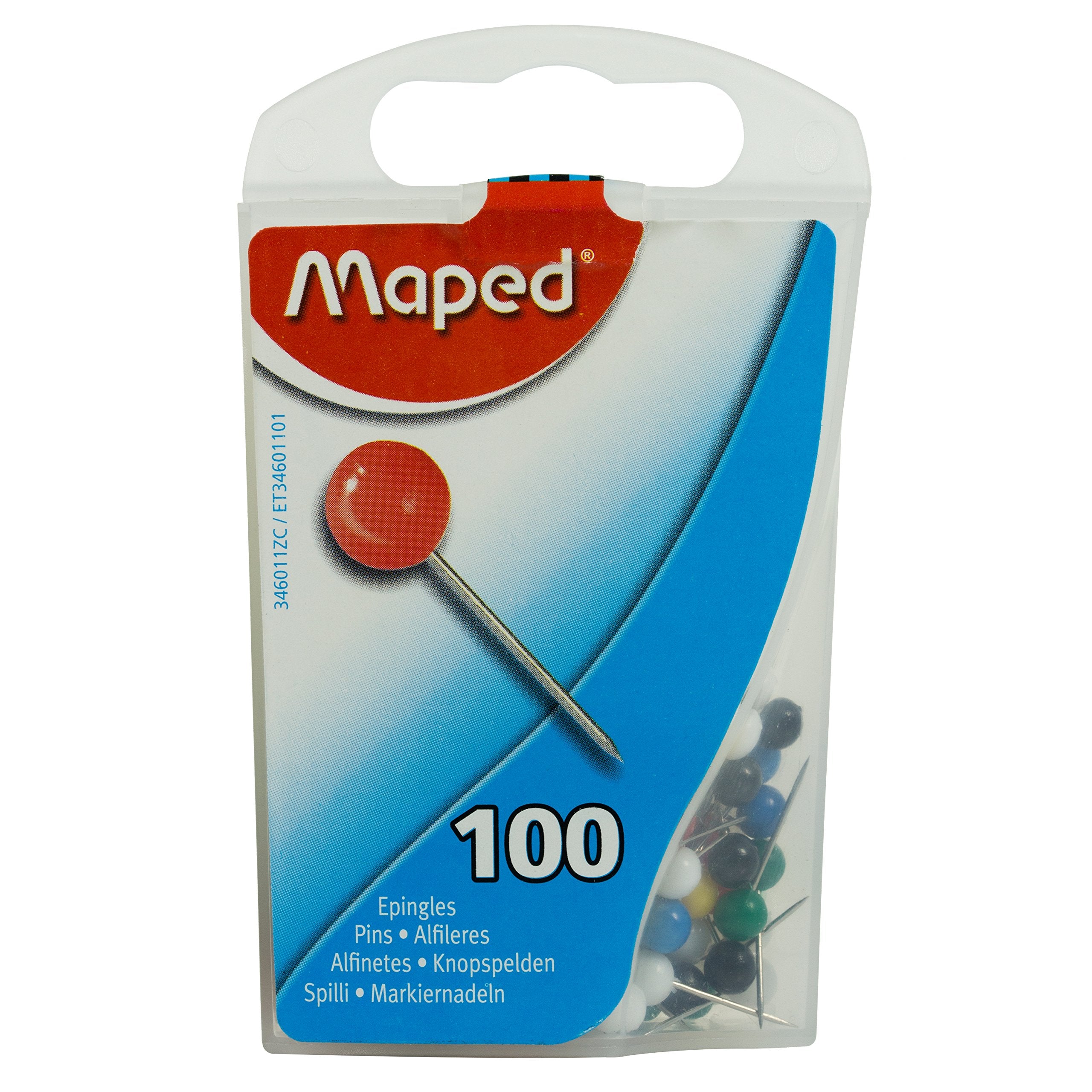 Craig Frames Wayfarer Push Pin Travel Map, 24x36 Inch, Textured White Frame, Model 6372436MAP01B, Paper Material