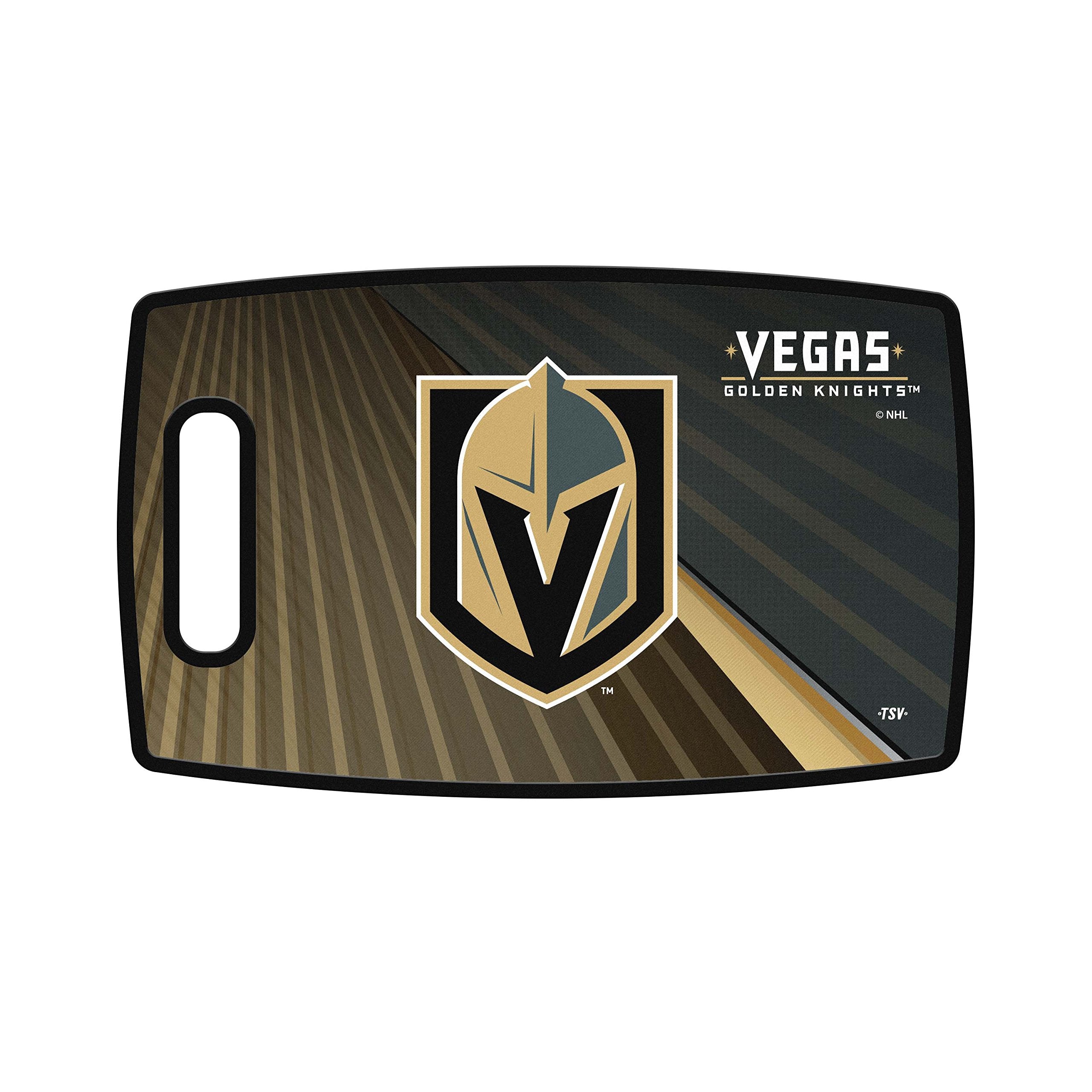 Sports Vault Nhl Vegas Golden Knights Large Cutting Board, 14.5'' X 9''