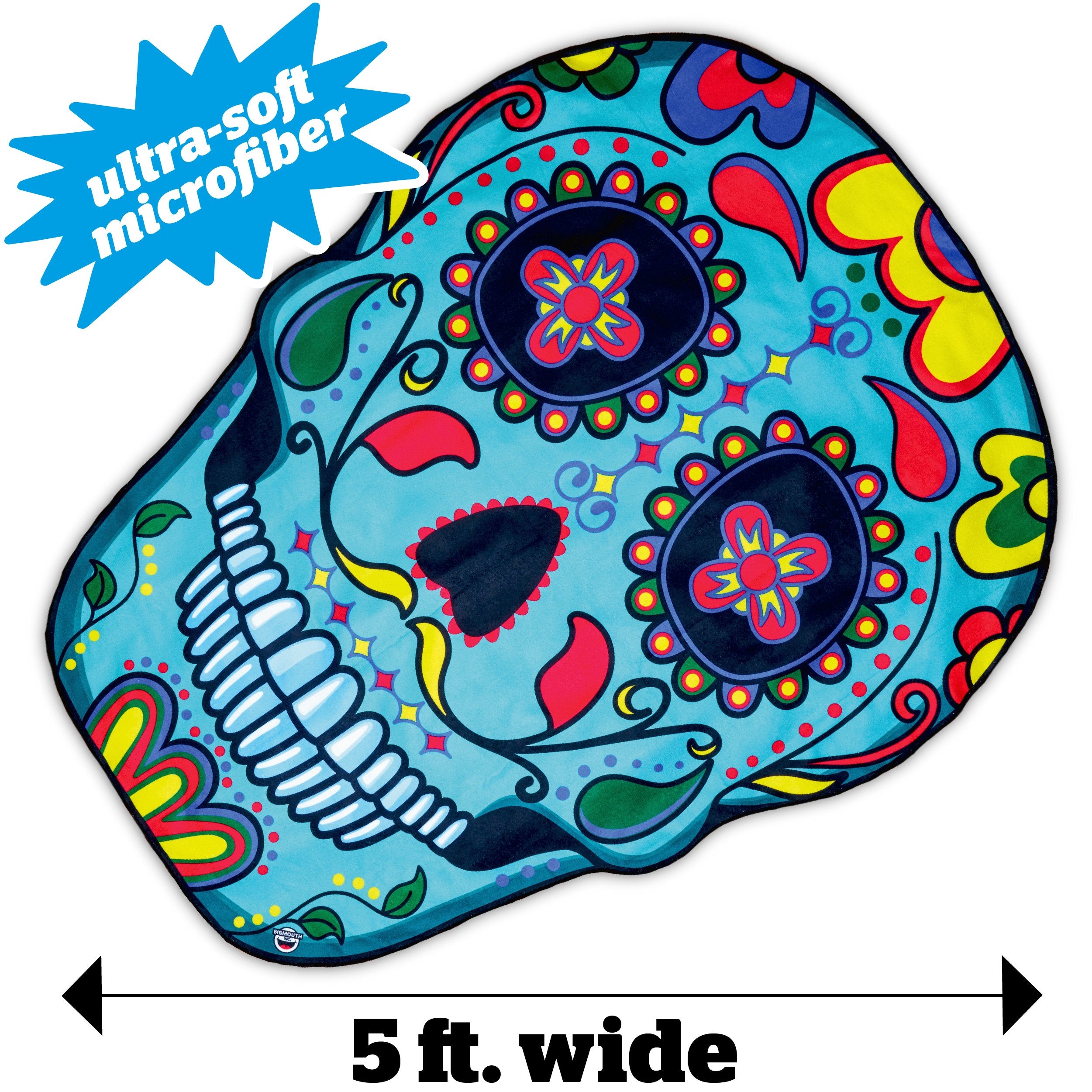 Bigmouth Inc Giant Beach Blanket, Fun Summer Beach Towel, Large Size For Kids Teens & Adults, Quick Dry Microfiber Material - Su