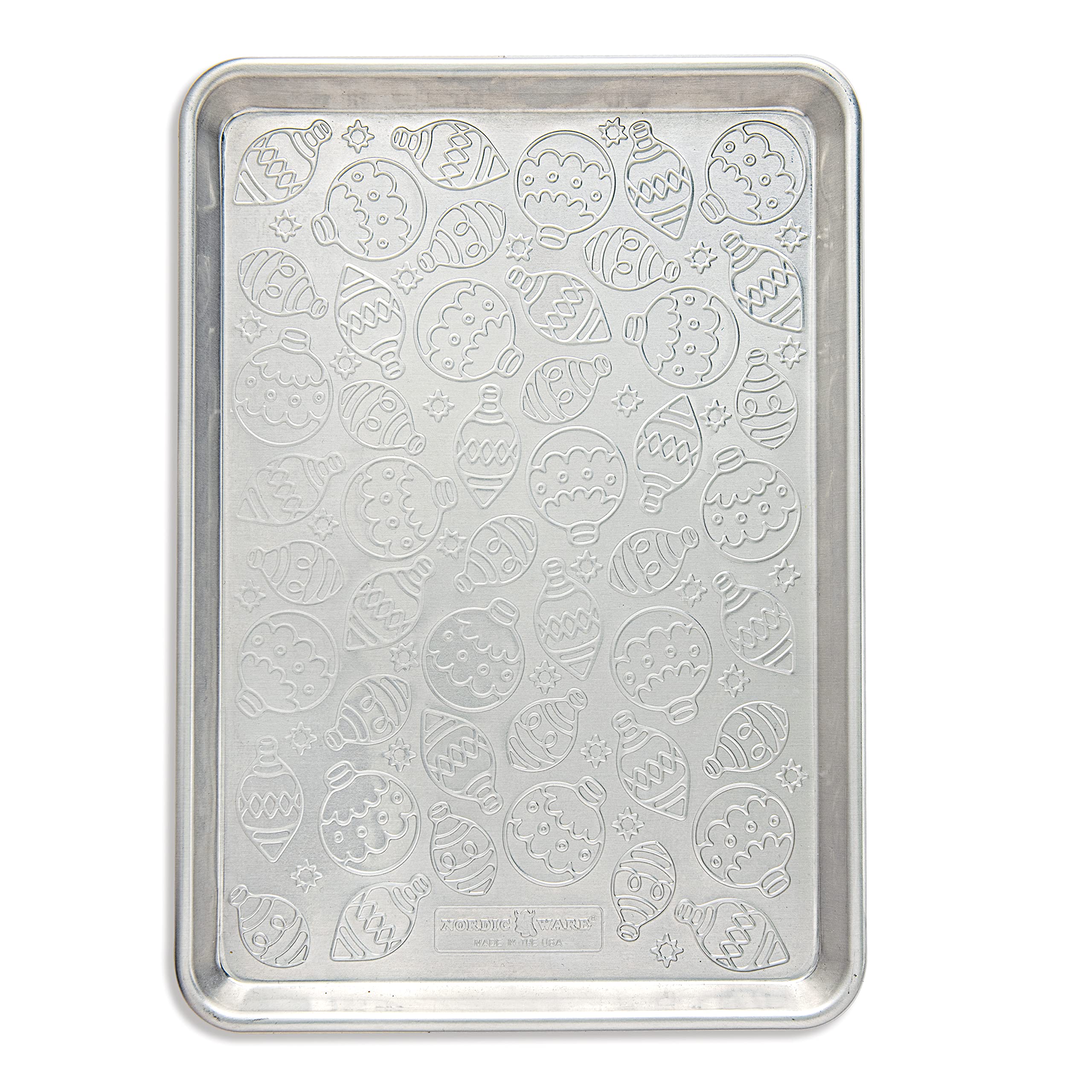 Nordic Ware Embossed Naturals Ornament Pattern Half Sheet