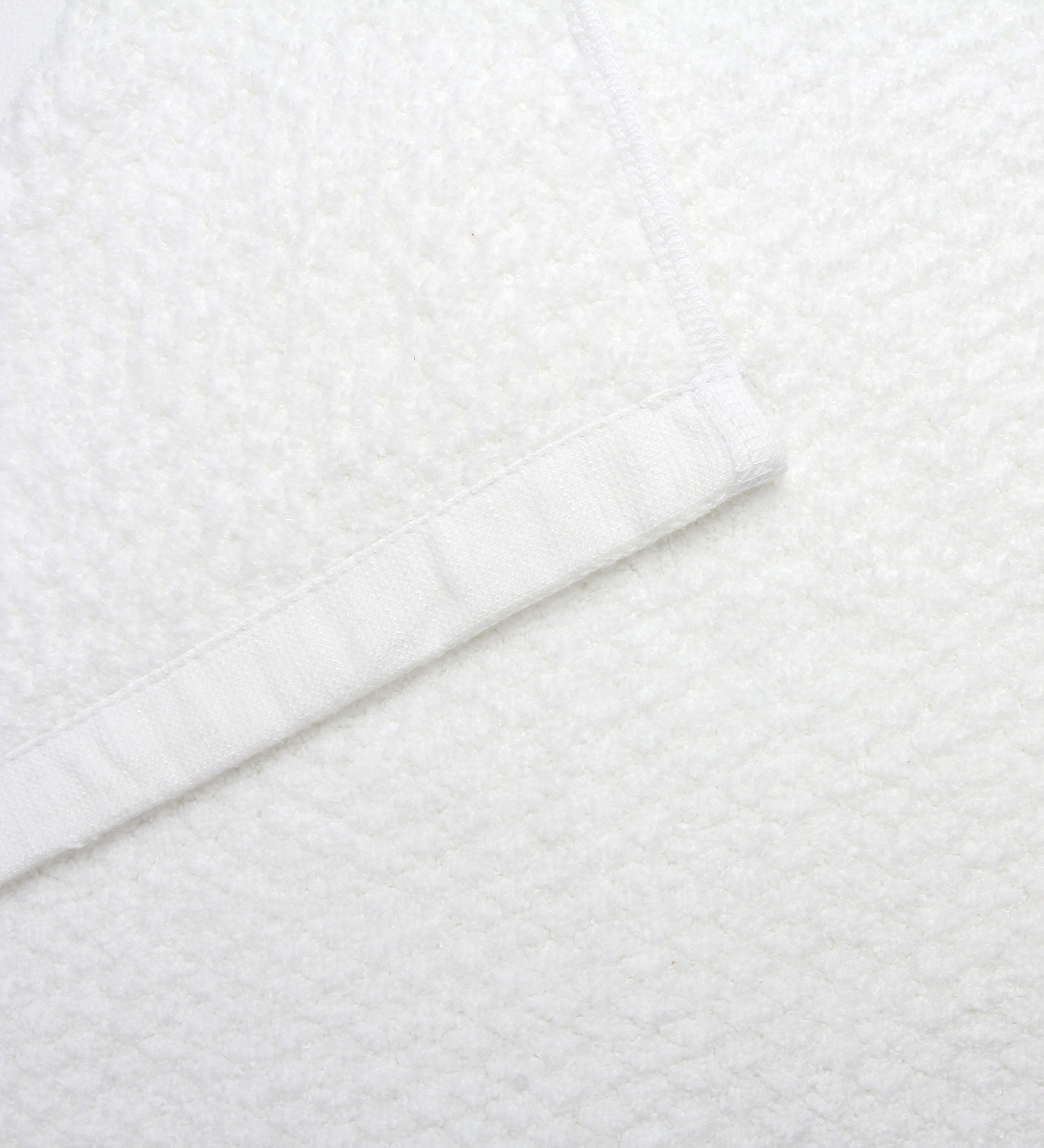 Everplush Diamond Jacquard Hand Towel Set  4 x (16 x 30 in)  White  4 Count