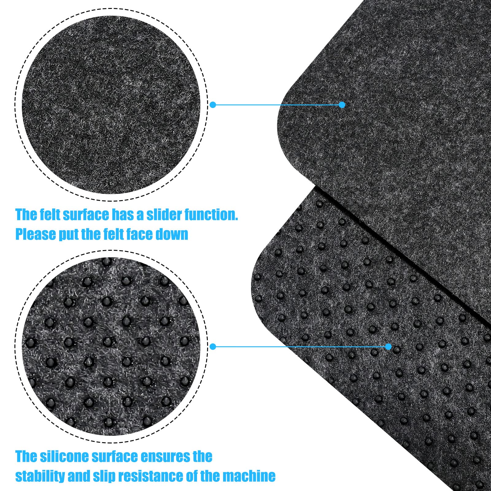 4 Pcs Heat Resistant Mat For Air Fryer Kitchen Countertop Heat Protector Mat Kitchen Appliance Mats Non Slip Heat Proof Mat Non