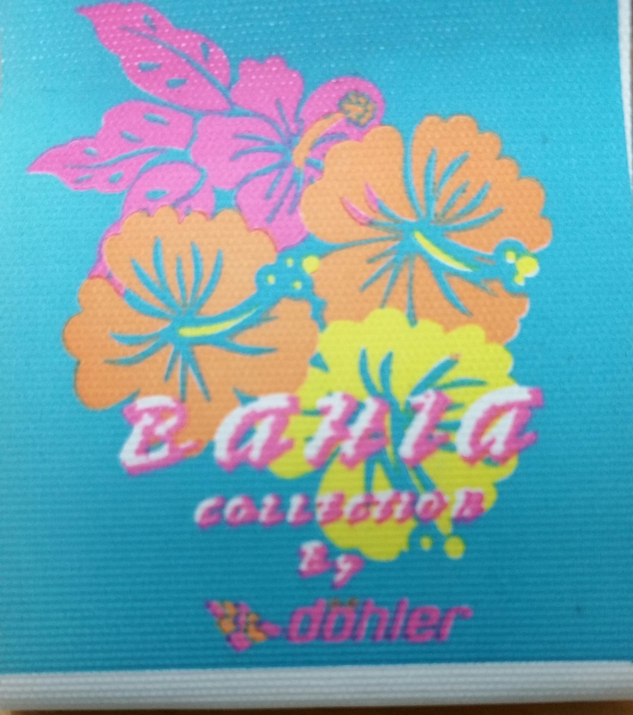 Bahia Llection By Dohler Bandana Red Brazilian Velour Beach Towel 30X60 Hes, Red, White