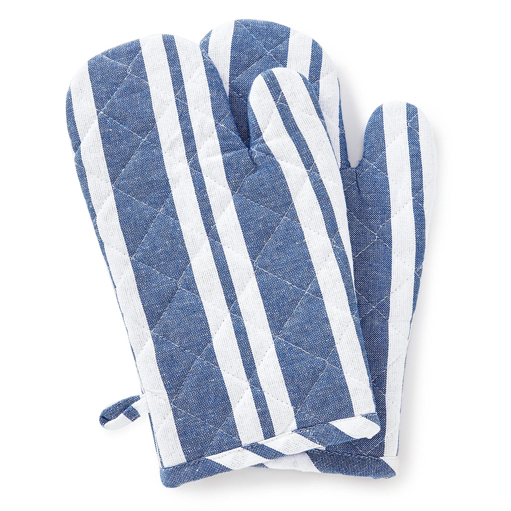 Encasa Homes Long 14'' Oven Microwave Hand Gloves Mitts (2 Pc Set) For Kitchen Cooking & Baking - Heat Resistant, Thick & Safe,