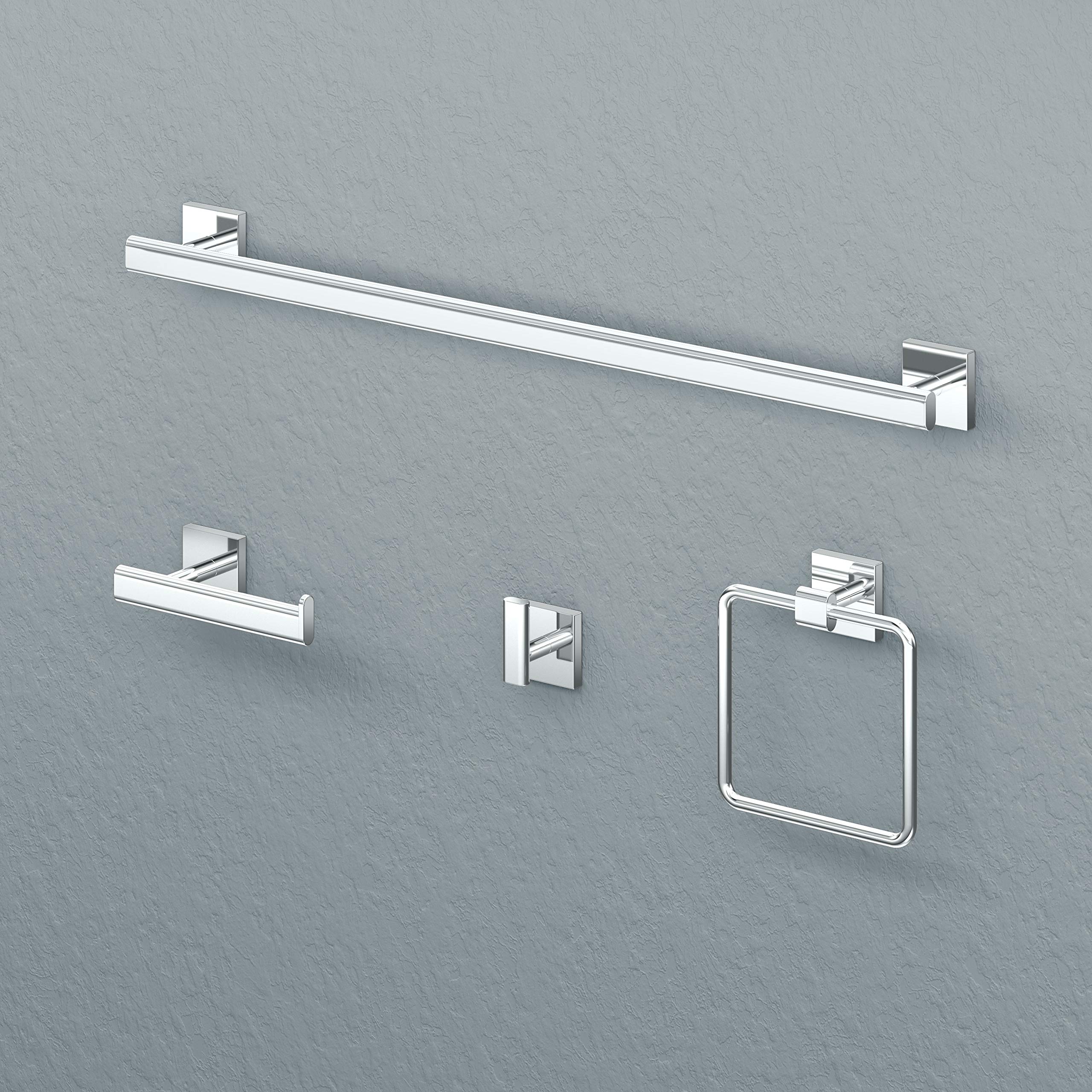 Gatco 4052 Elevate Towel Ring  Chrome  6.13'' Wide