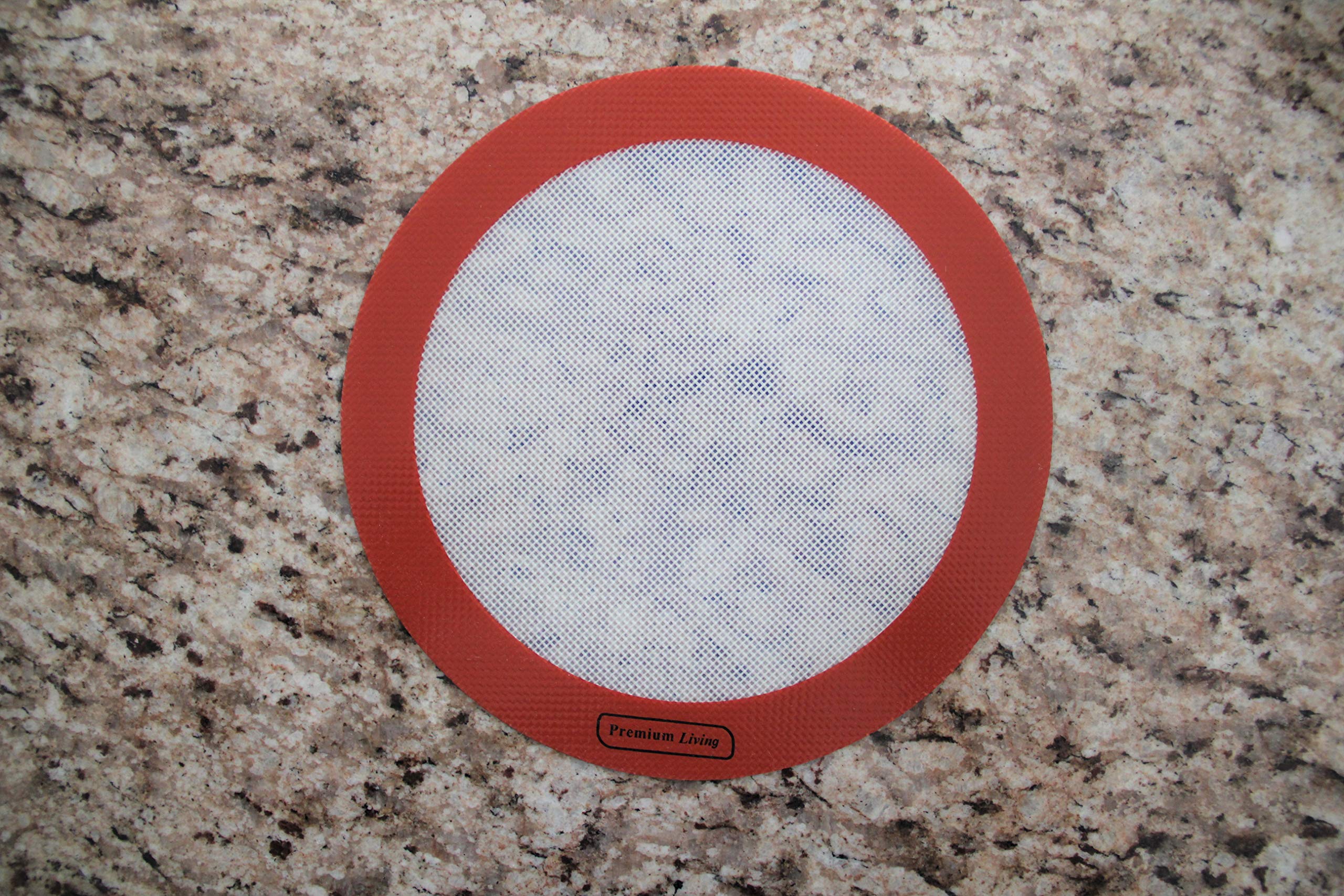Round Silicone Baking Mat For Cakes, Pastry, Pies, 0.75 Mm Thick, Reusable Baking Liner, Non-Stick, Easy Clean, Professional Gra