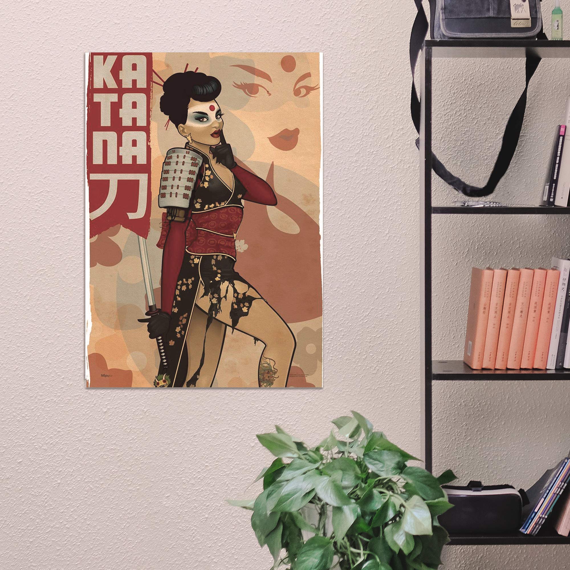 Mightyprint Dc Comics - Bombshell Katana - Justice League - Durable 17    X 24 Wall Art - Not Made Of Paper - Officially License