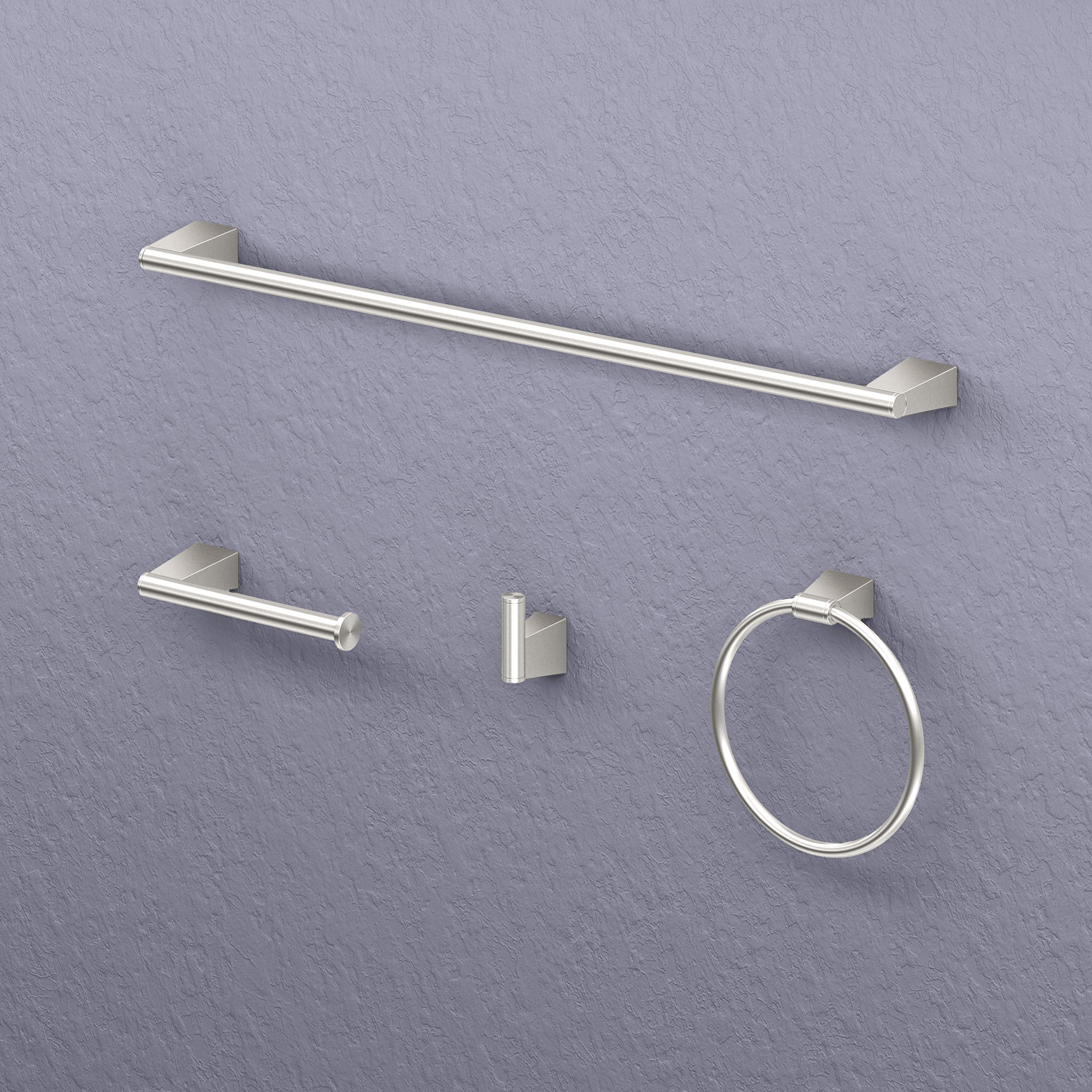 Gatco 4733 Bleu Tissue Holder, Satin Nickel