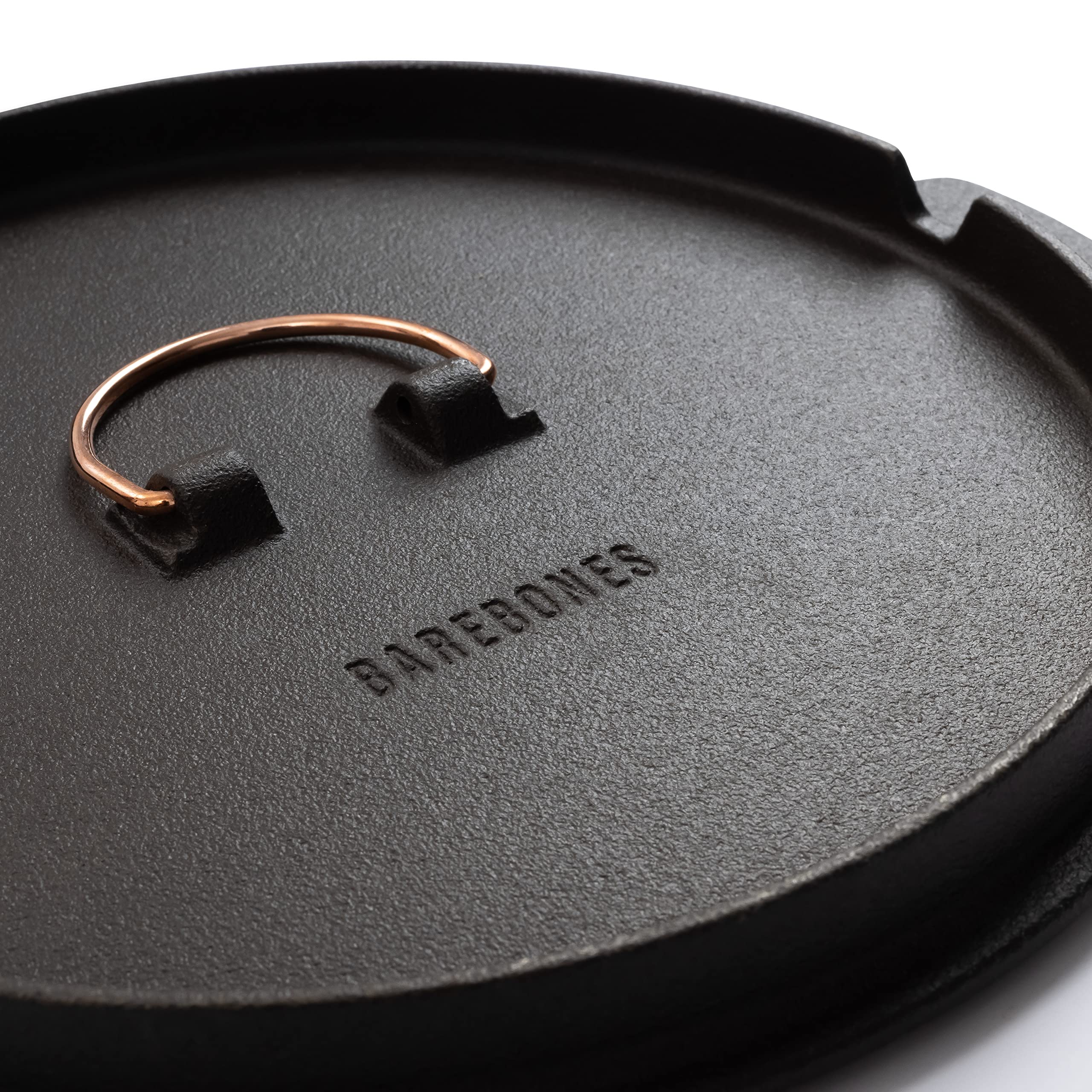 Barebones 10-Inch All-In-One Cast Iron Skillet Set- Skillet With Cast Iron Dutch Oven Style Lid - Camping Cookware Set