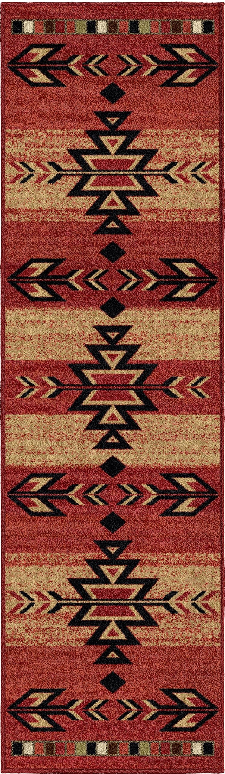Mayberry Rugs Rio Grande Area Rug, 23x77, Red