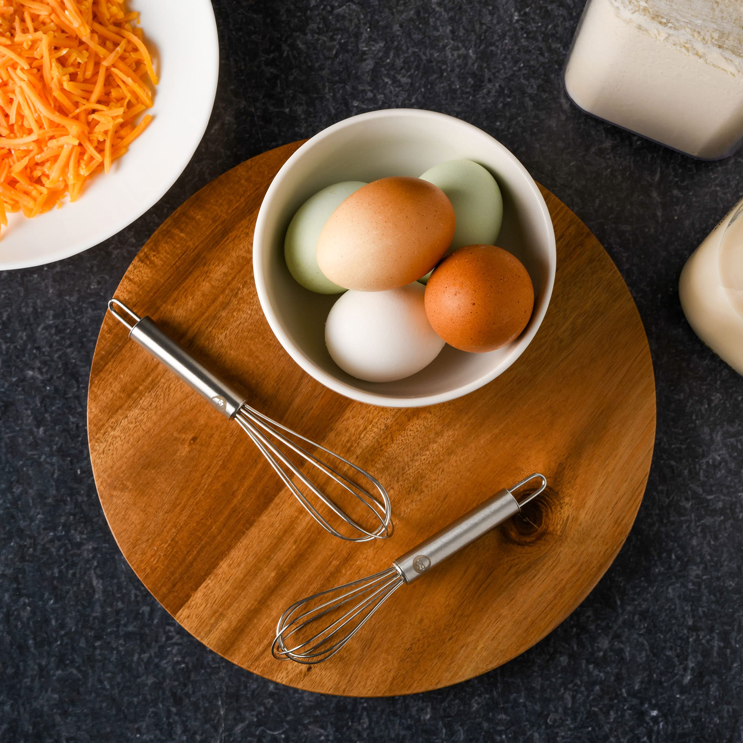 Babish 2-Piece (5    And 7   ) Stainless Steel Tiny Whisk Set