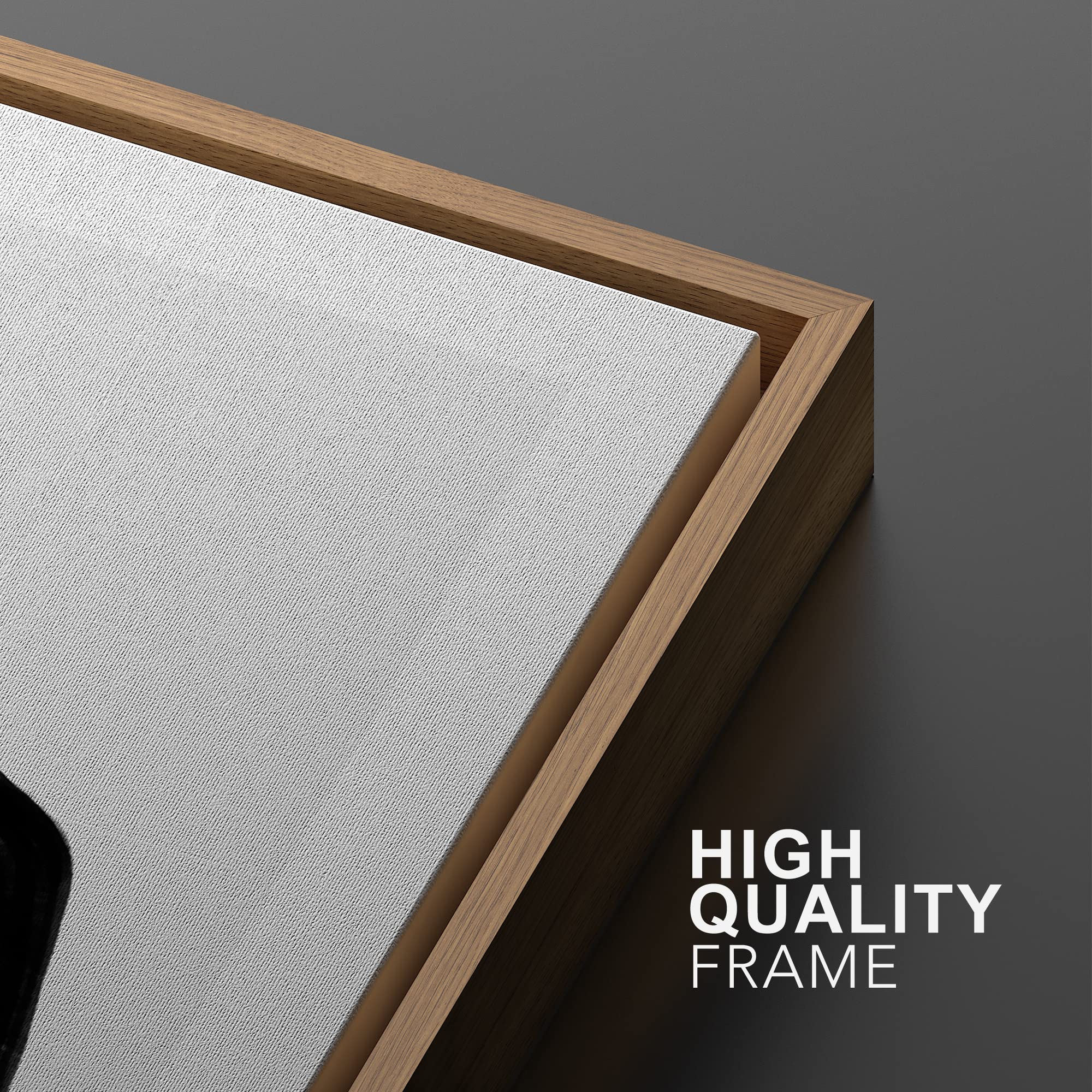 Signwin Framed Canvas Print Wall Art Set Mid-Century Geometric Ring Collage Abstract Shapes Illustrations Modern Art Minimal Boh