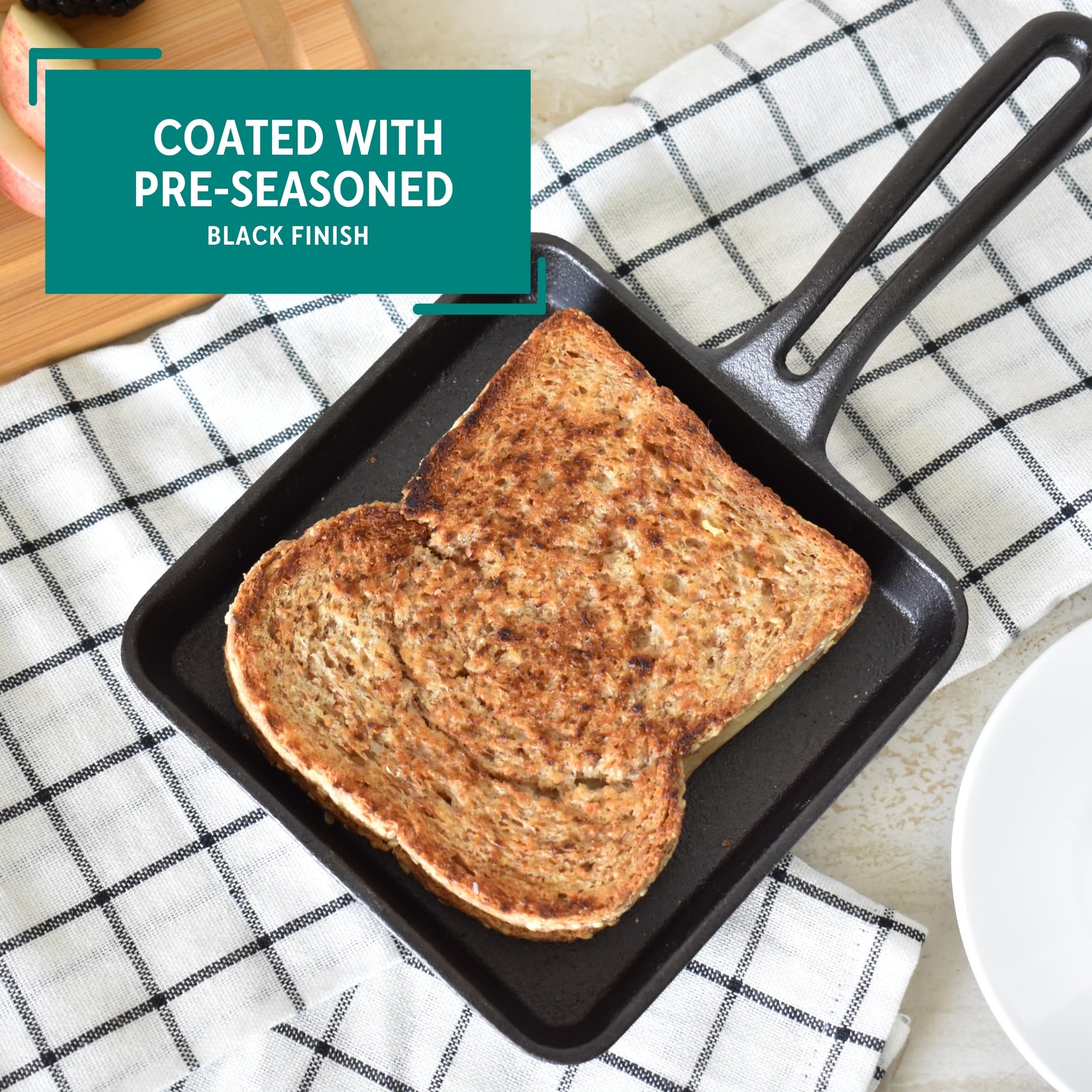 Mirro 5In Cast Iron Preseasoned Mini Grill