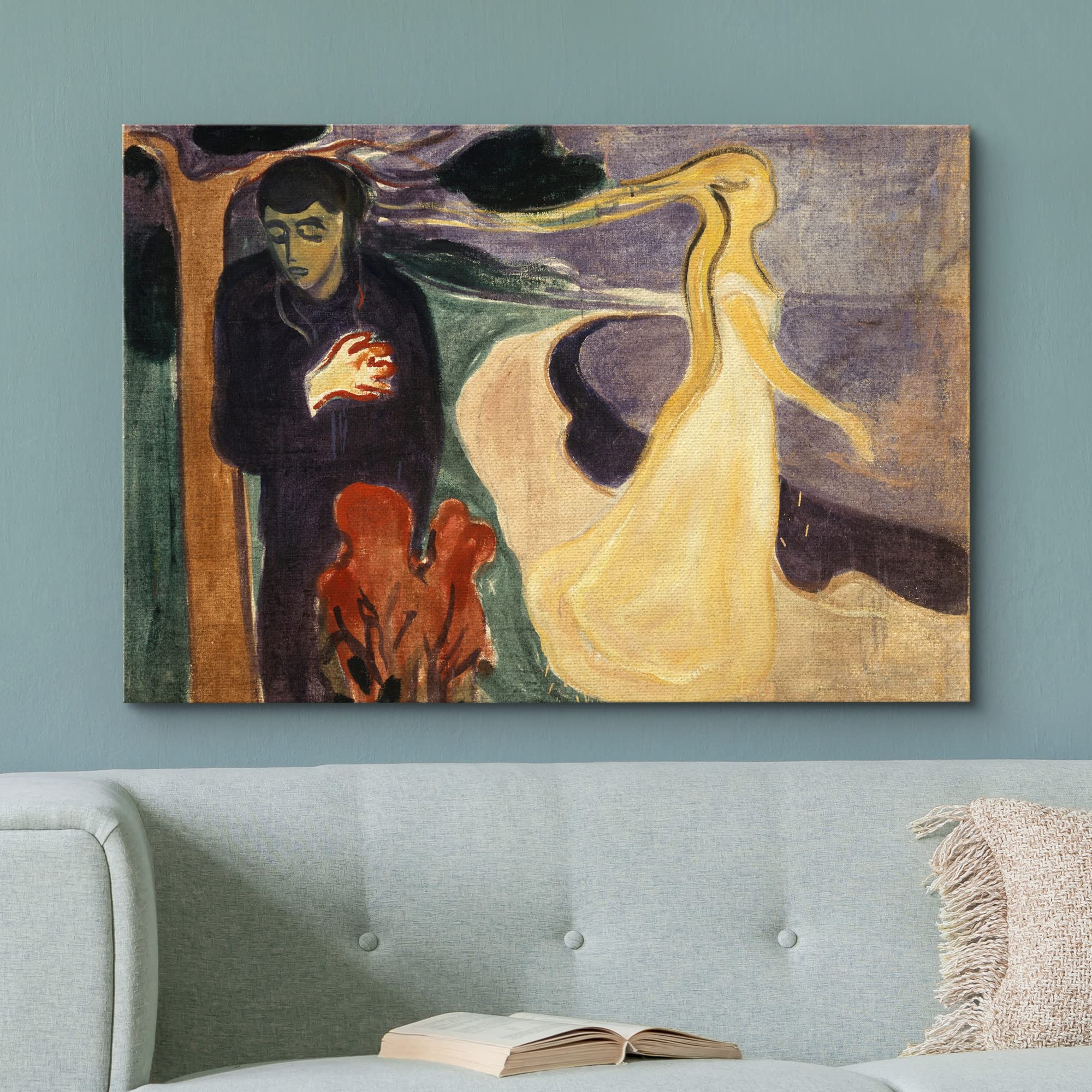 Wall26 Canvas Print Wall Art Separation, 1896 By Edvard Munch People Historic Illustrations Fine Art Traditional Scenic Colorful